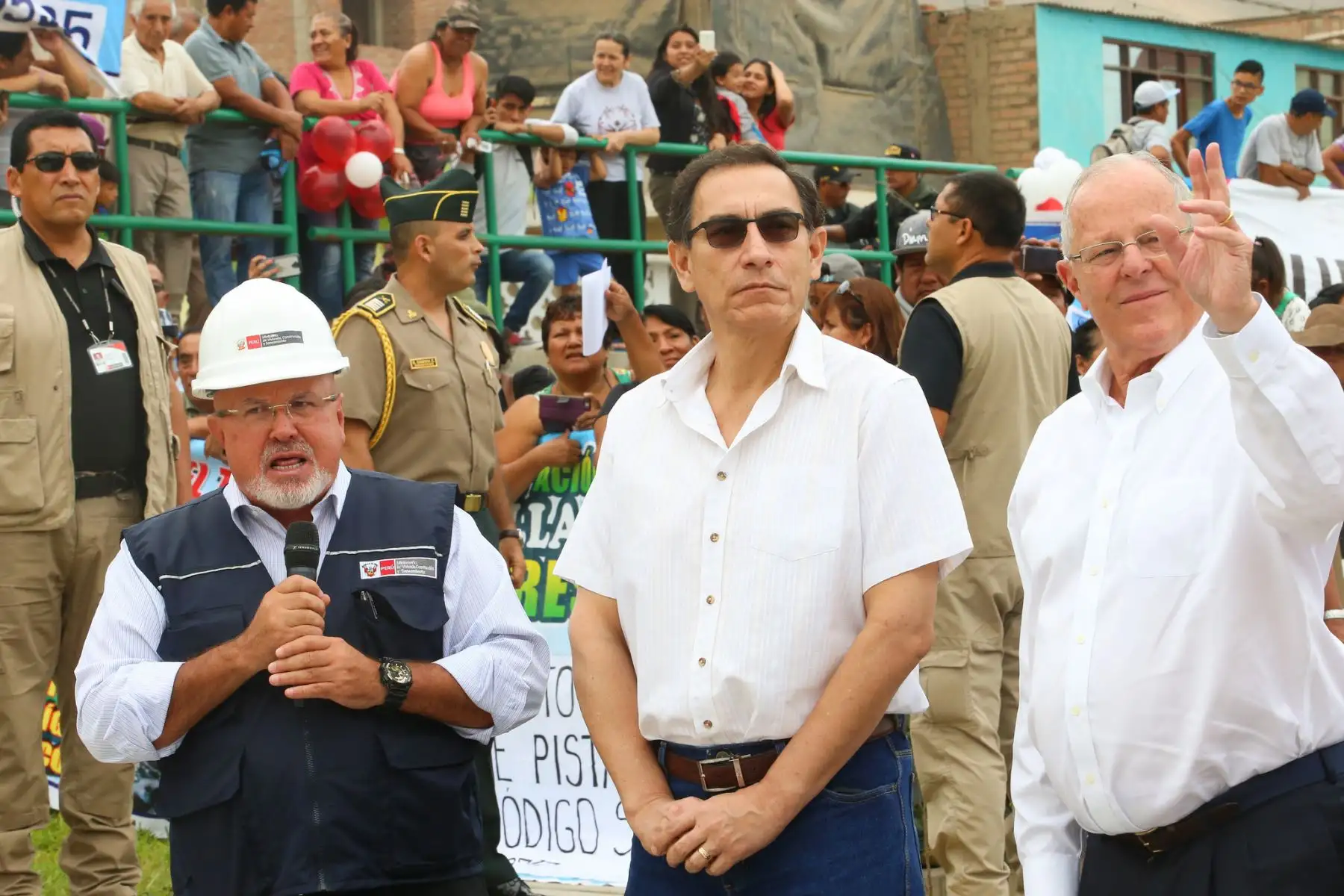 LIMA-PERÚ-FEBRERO-13. Presidente Pedro Pablo Kuczynski inaugura obras de pistas y veredas en el distrito de Ancón. Foto: ANDINA/Prensa Presidencia