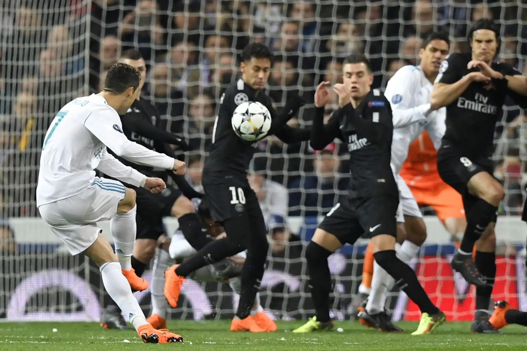 Real Madrid empata 1 a 1 con PSG. Foto: AFP