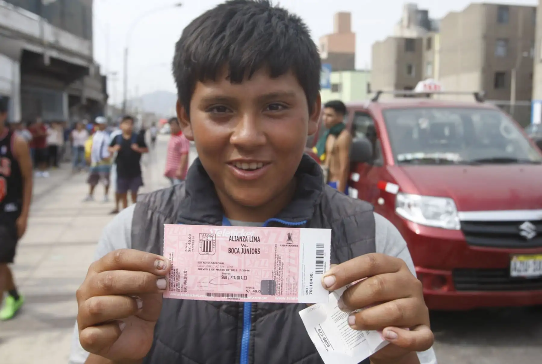 LIMA, PERÚ - FEBRERO 14. Comenzó la venta de boletos para el partido entre Alianza Lima y Boca Juniors por la Copa Libertadores . Foto: ANDINA/Eddy Ramos.