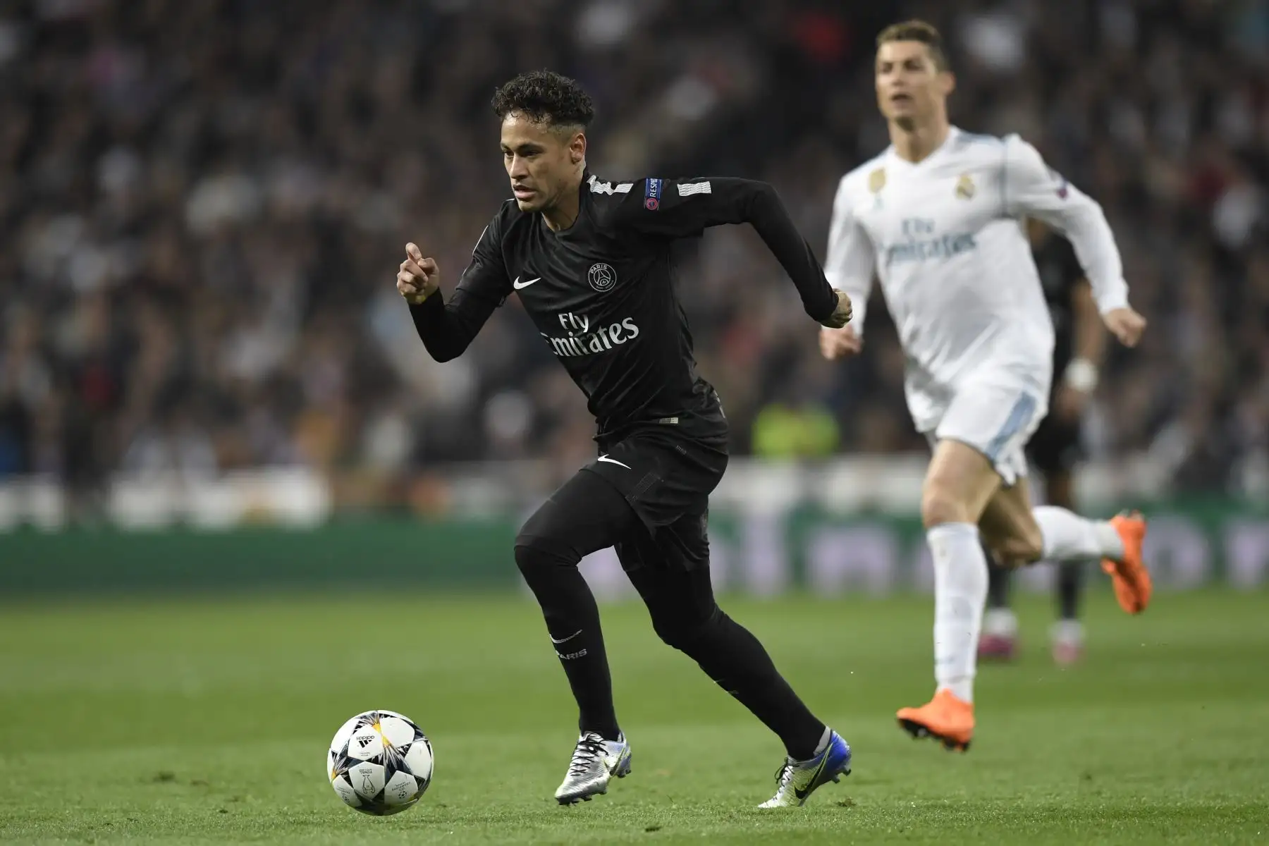 Real Madrid gana por 3 goles  a 1 con PSG. Foto: AFP