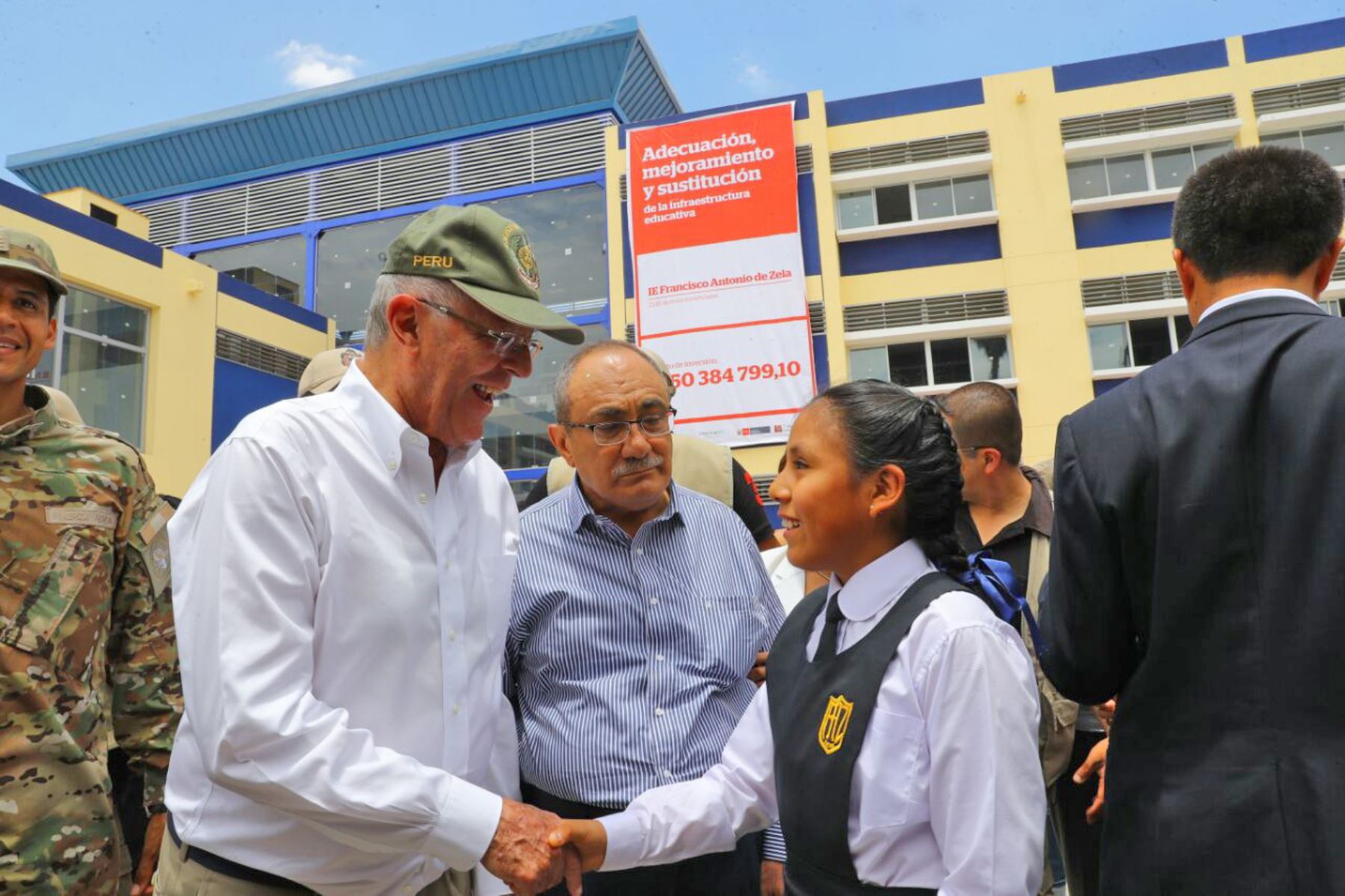 Presidente Kuczynski inaugura la institución educativa Francisco de Zela en Tacna. Foto: ANDINA/Prensa Presidencia