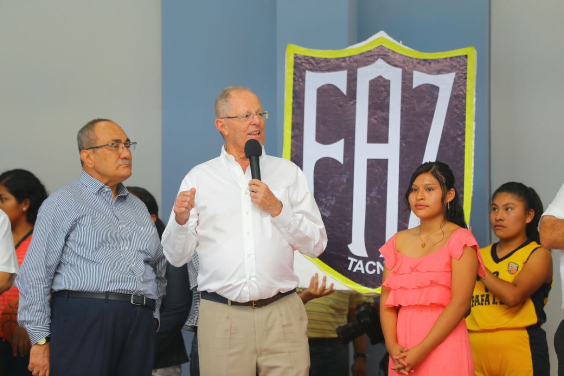 Presidente Kuczynski inaugura la institución educativa Francisco de Zela en Tacna. Foto: ANDINA/Prensa Presidencia