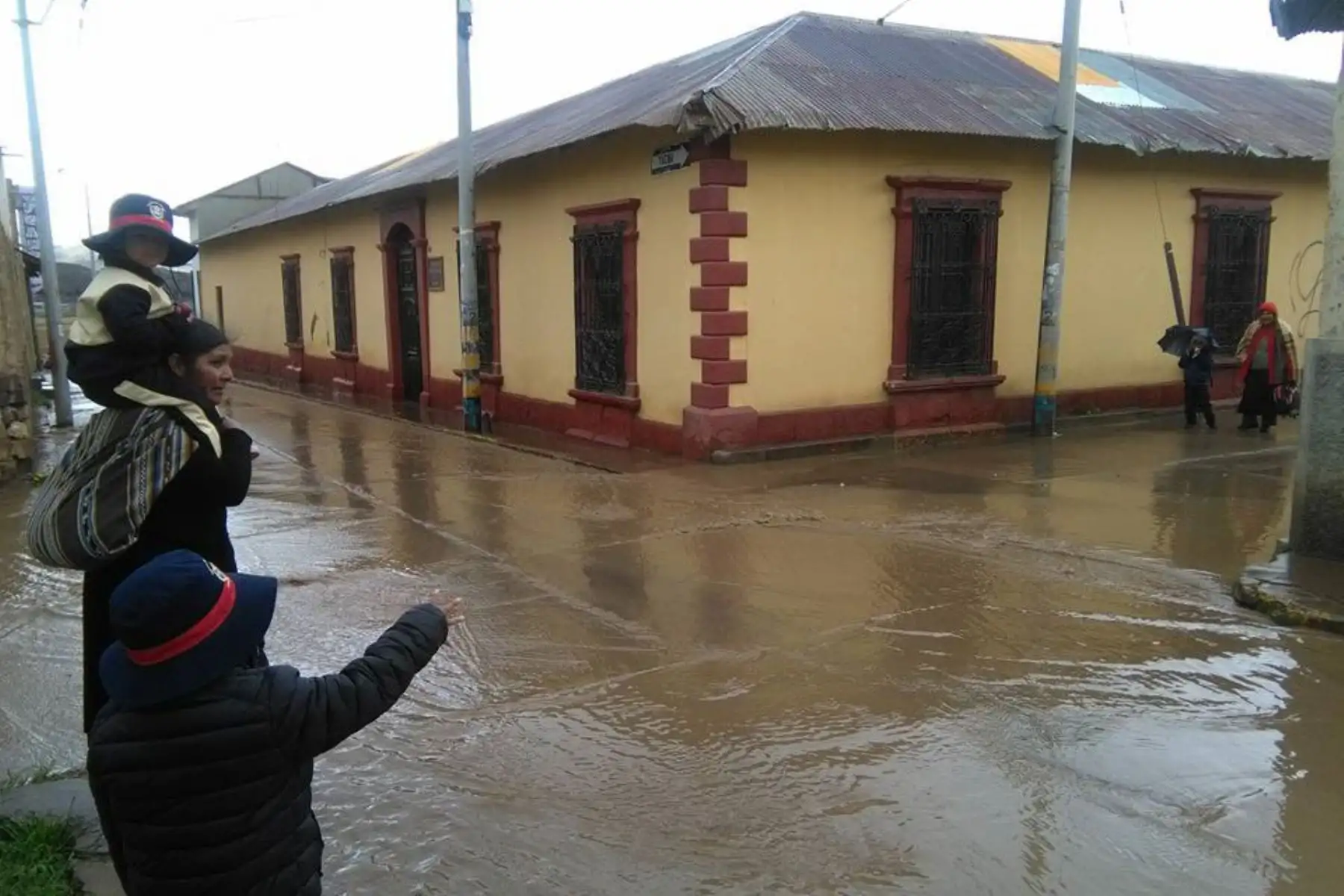 Lluvias intensas inundan y afectan poblados y vías en cinco distritos de Puno. ANDINA