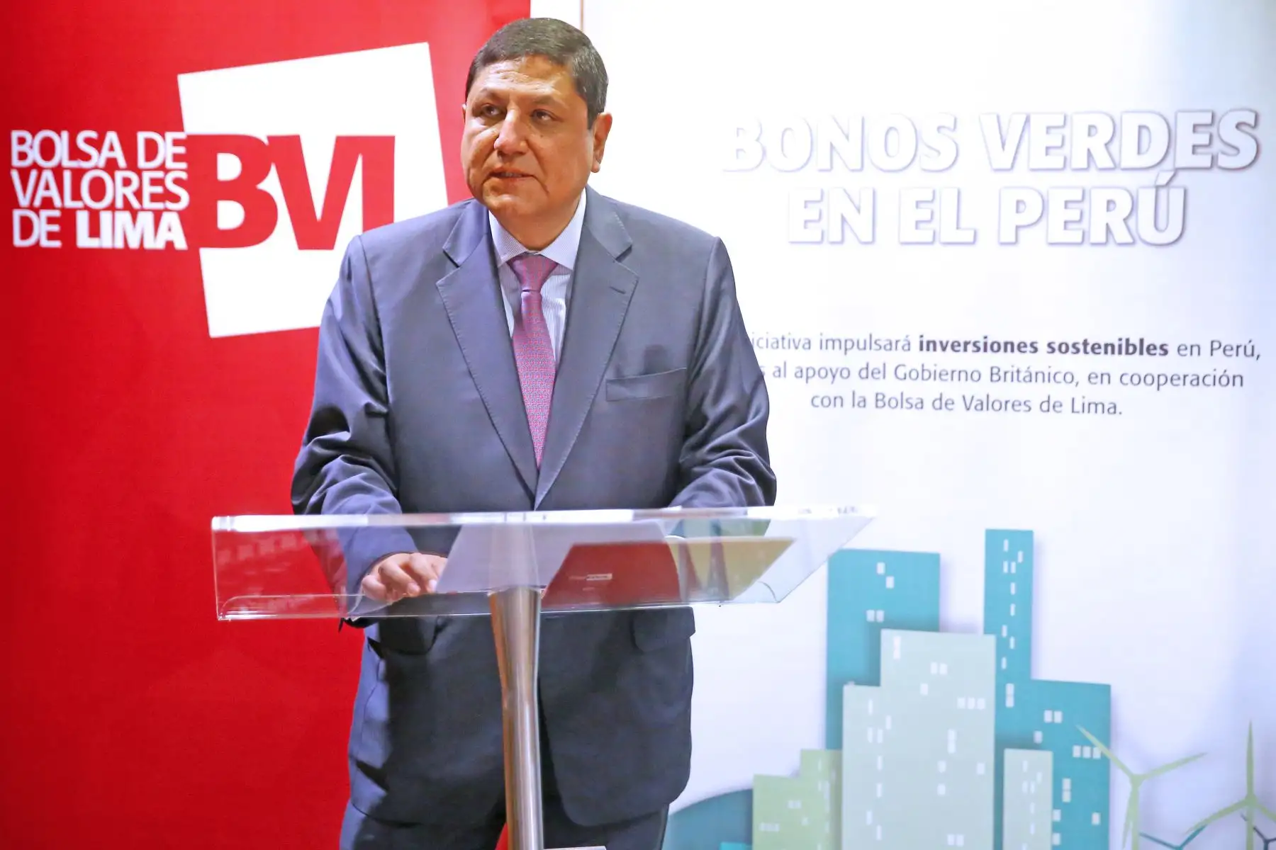 LIMA PERÚ - ENERO 16. Presidente de la BVL, Marco Zaldívar. Foto: ANDINA/Melina Mejía