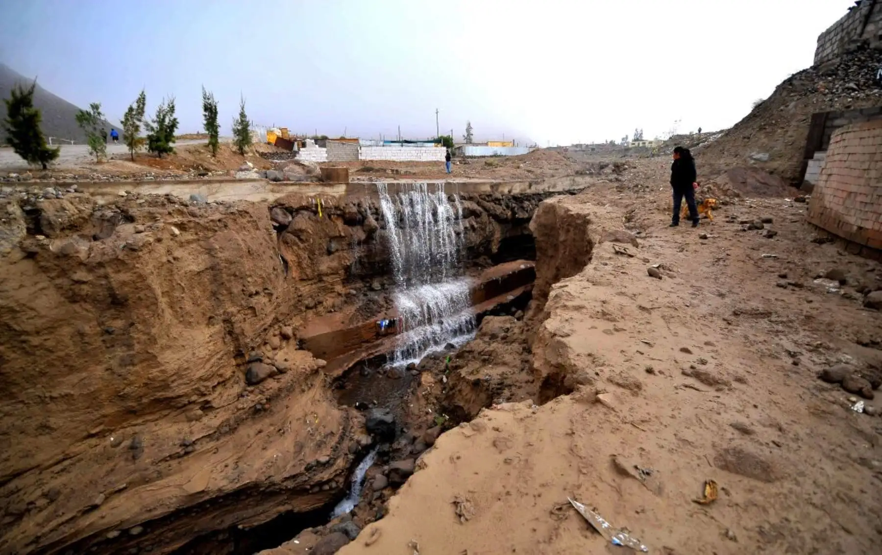 Intensas lluvias en Arequipa causaron la muerte de una persona en Cerro Colorado . Foto: Cortesía Diego Ramos