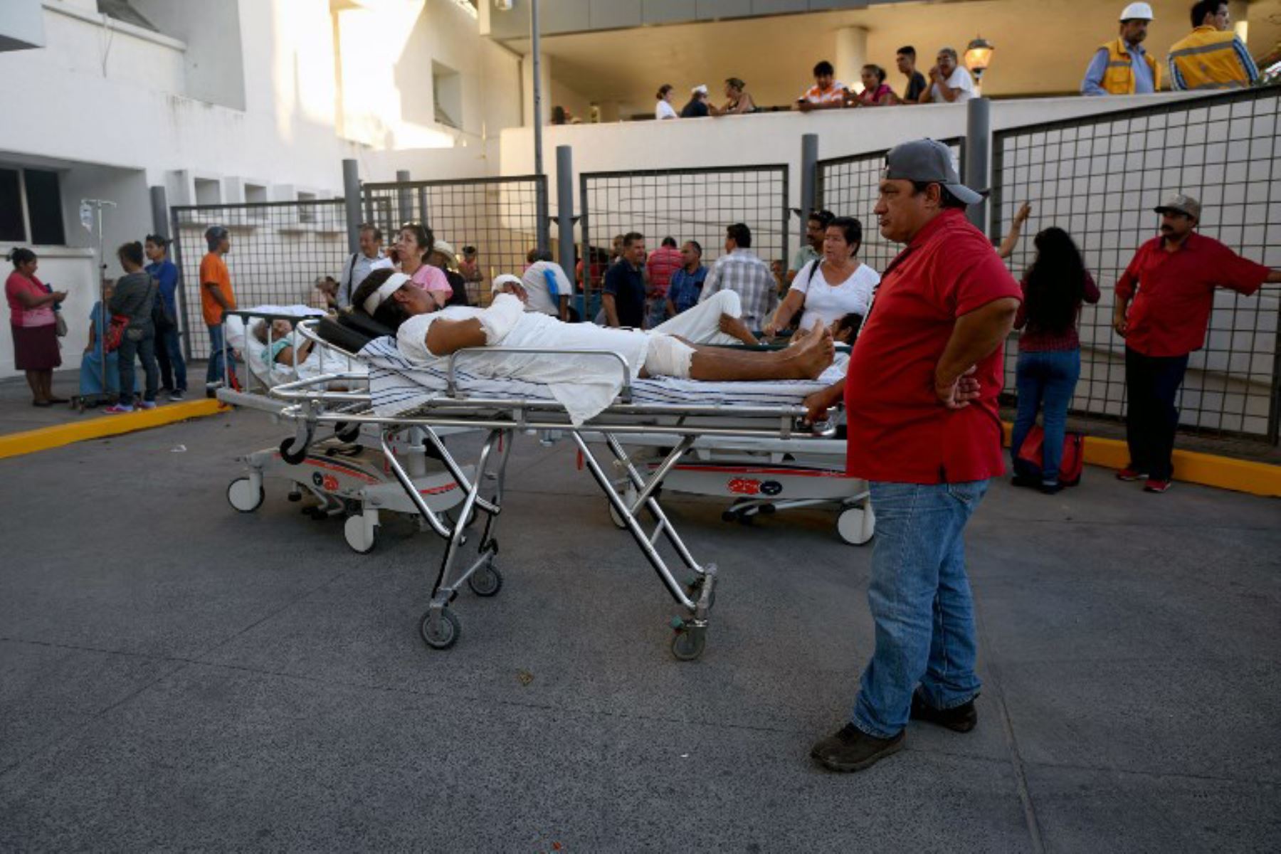 Potente sismo de 7.2 grados sacudió Ciudad de México y revive temores de sus habitantes.Foto: AFP