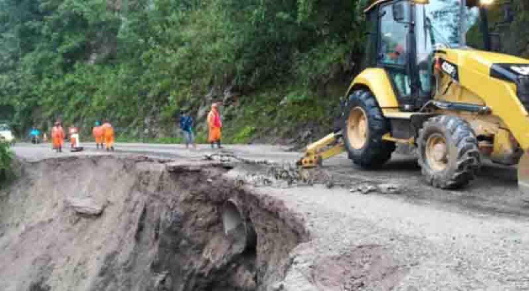 Realizan limpieza y rehabilitación de carretera Cusco-Paruro tras derrumbe. ANDINA/Difusión