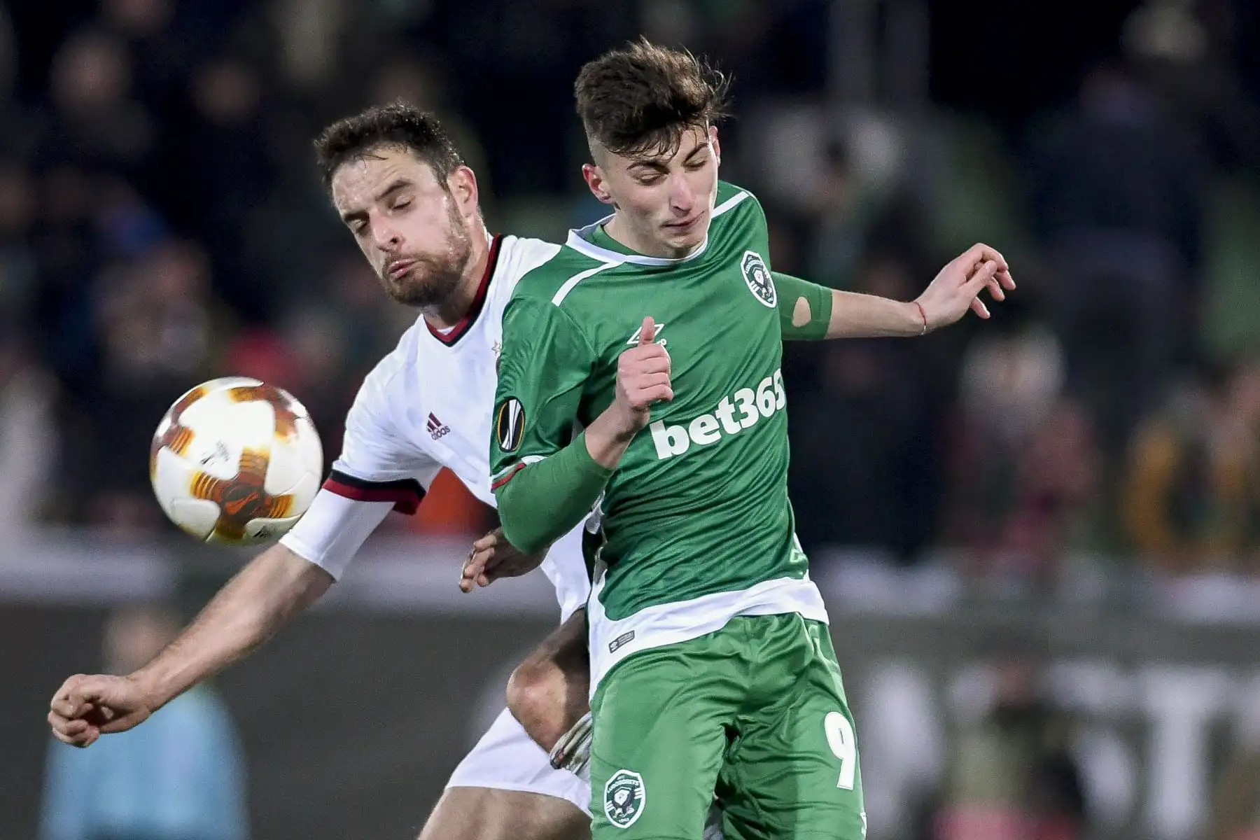 El AC Milan goleó 3-0 al Ludogorets de Bulgaria. Foto: AFP