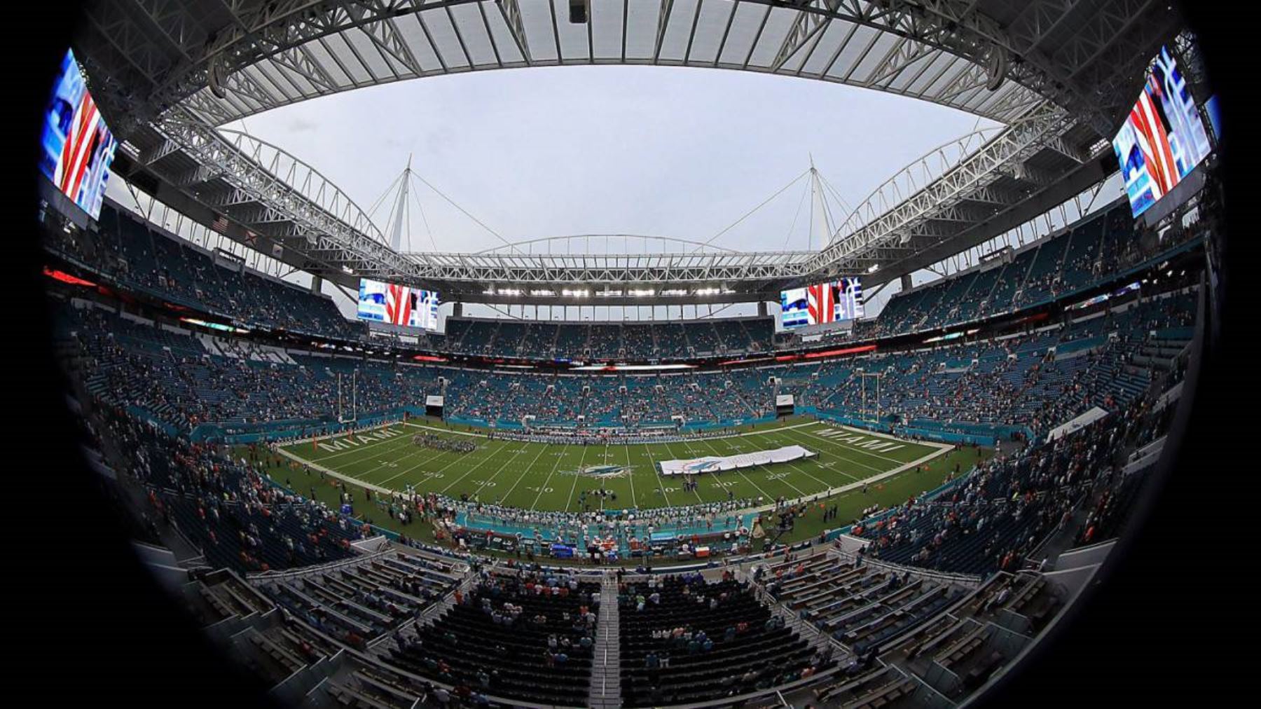 Hard Rock Stadium de Miami. Foto: AFP.