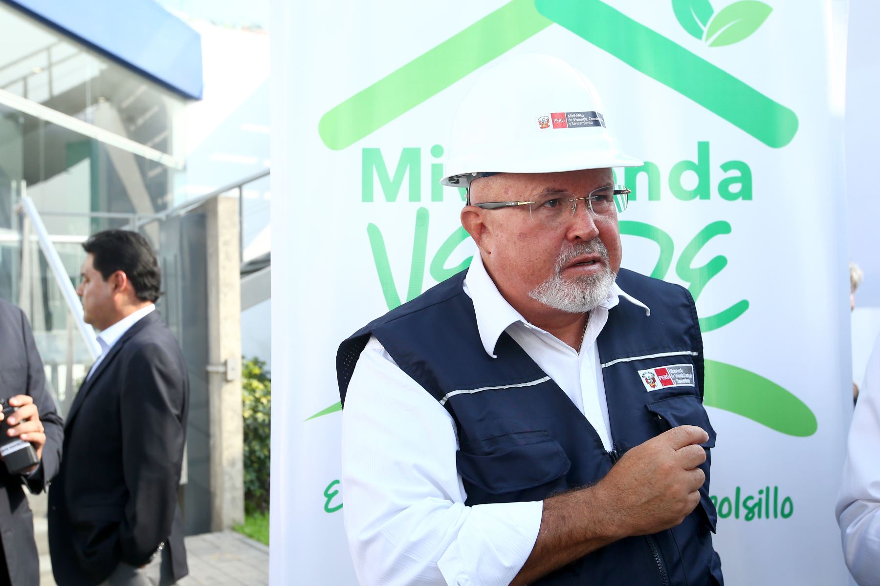 Ministro de Vivienda, Construcción y Saneamiento, Carlos Bruce. Foto: ANDINA/Melina Mejía.