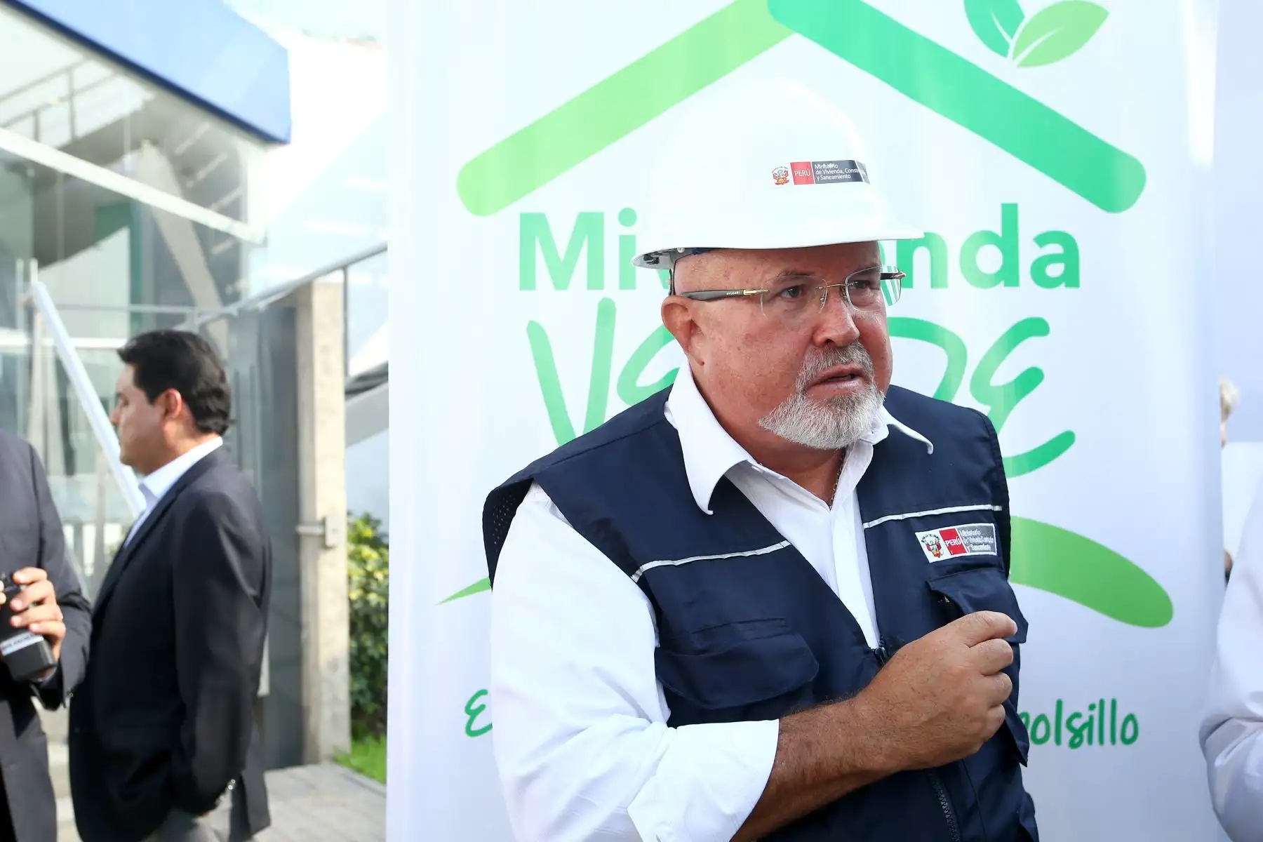 Ministro de Vivienda, Construcción y Saneamiento, Carlos Bruce. Foto: ANDINA/Melina Mejía.