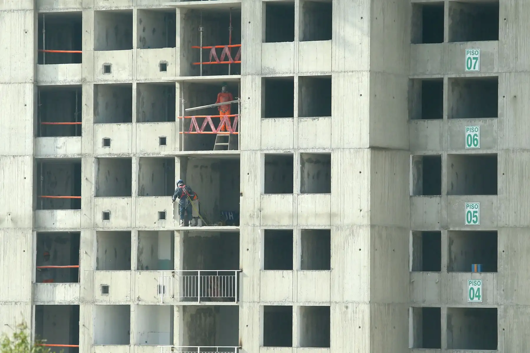 Construcción de departamentos. ANDINA/Melina Mejía