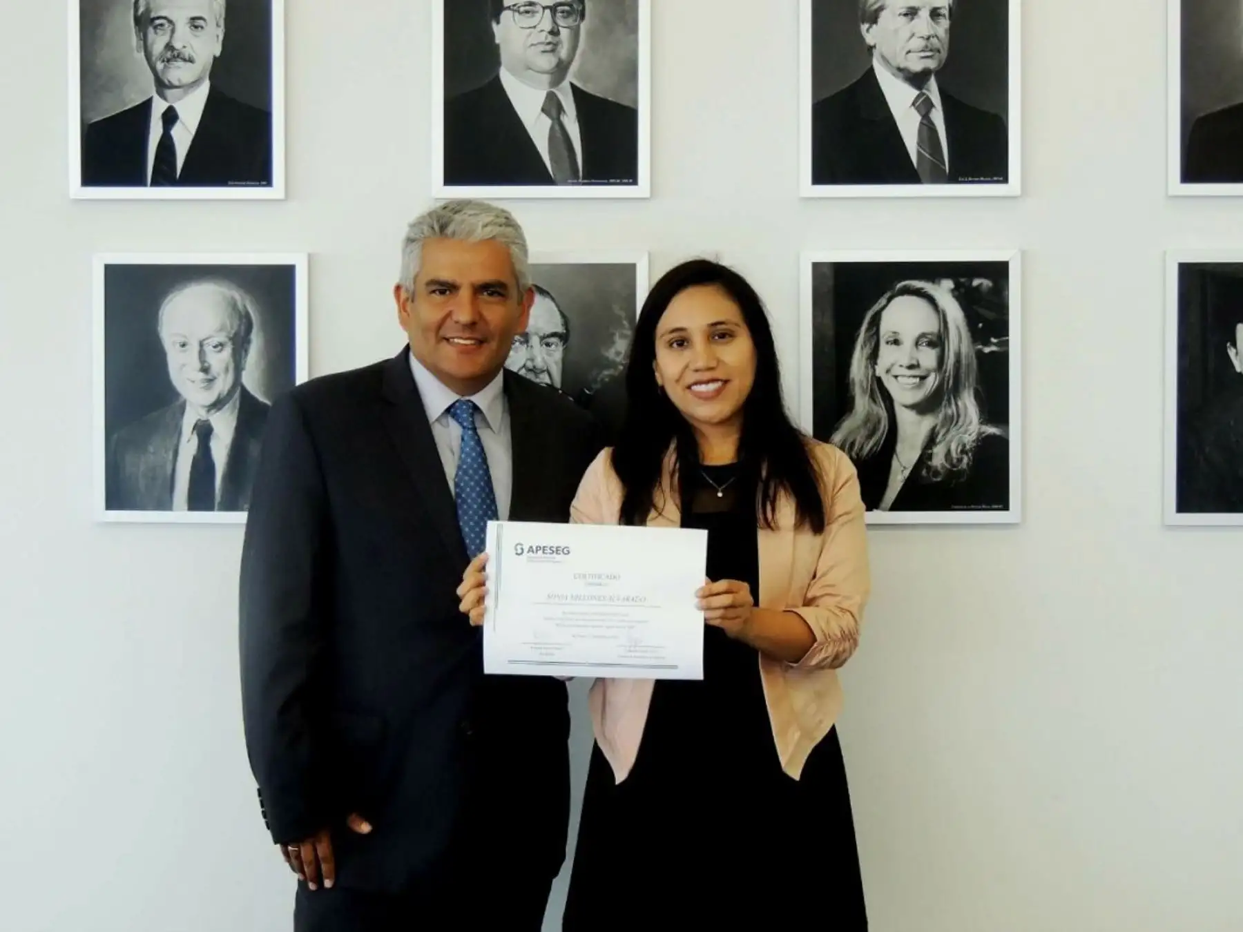 Periodista Sonia Millones ganó el primer premio de concurso organizado por Apeseg.