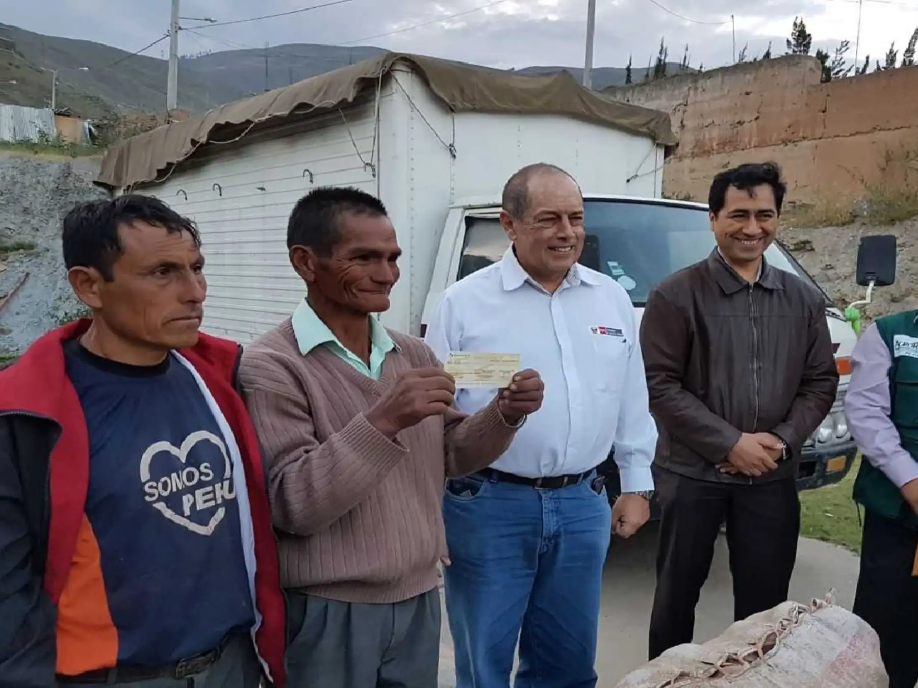 Se inició la adquisición de 7,000 kilogramos de papa por productor a S/ 1 sol kilogramo..