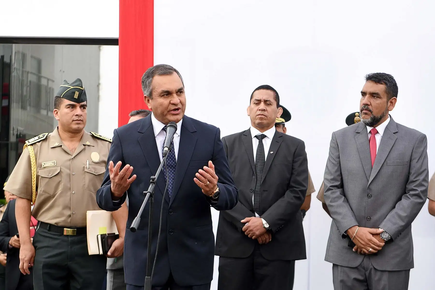 Ministerio del Interior y municipalidad luchan contra la delincuencia. Foto: Difusión