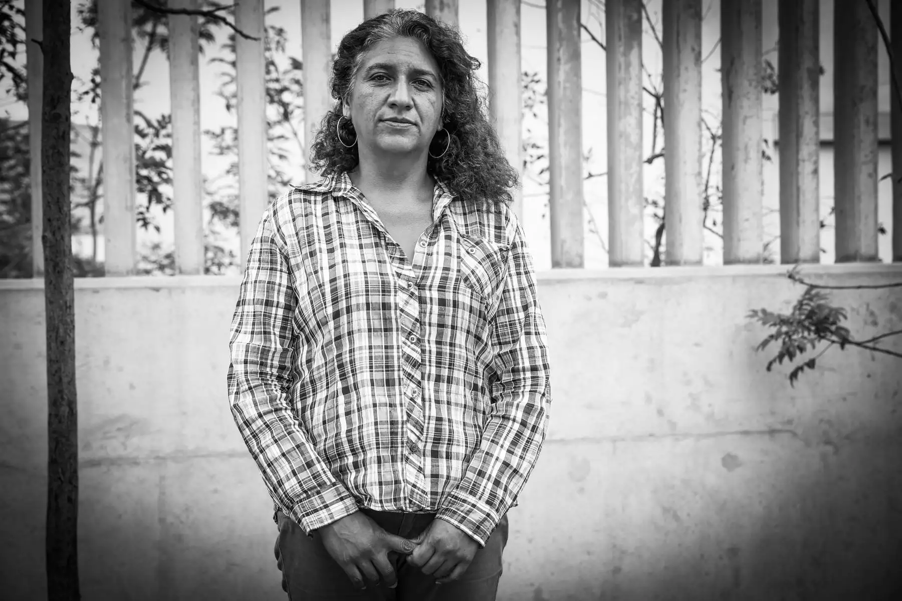 Jenny Catalani Ibarra, 39 años. Chile. 2 años 8 meses en prisión por el delito de Trafico ilícito de drogas (TID). Dice ser inocente, pues la engañaron al pedirle que lleve una mochila con drogas a una amistad.  Foto: ANDINA/Melina Mejía