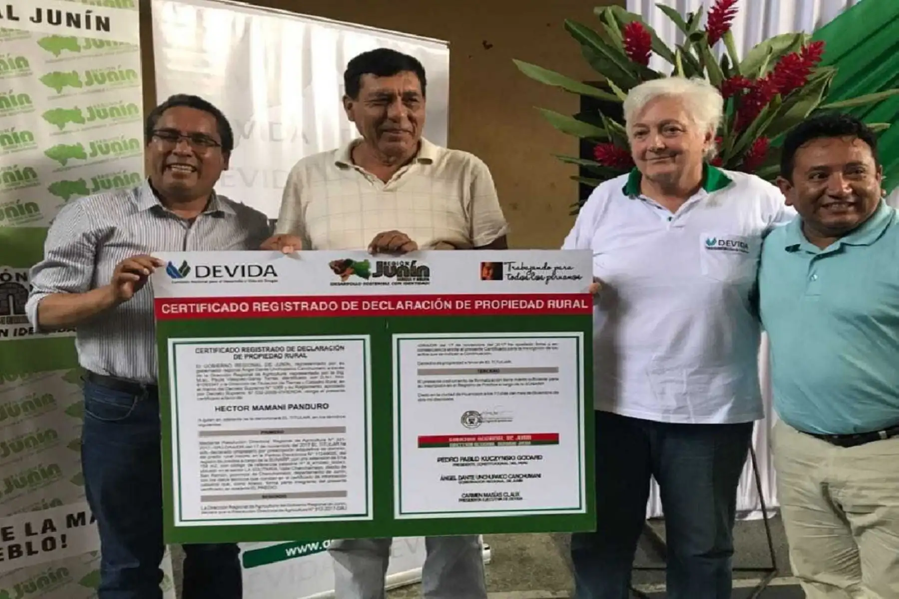 Devida inauguró Oficina de Coordinación Mazamari para fortalecer desarrollo alternativo en el Vraem.