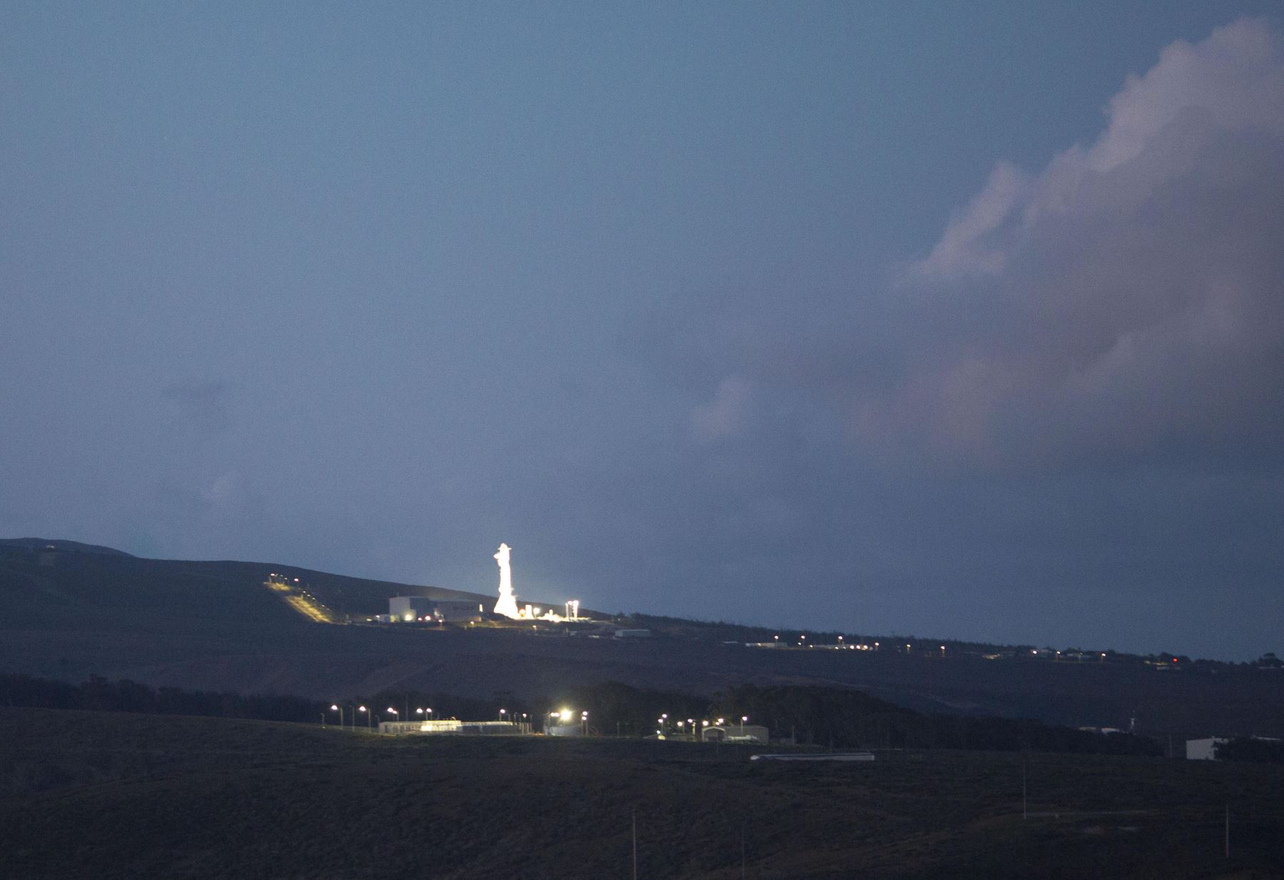 Lanzamiento del satélite español Paz. Foto: EFE