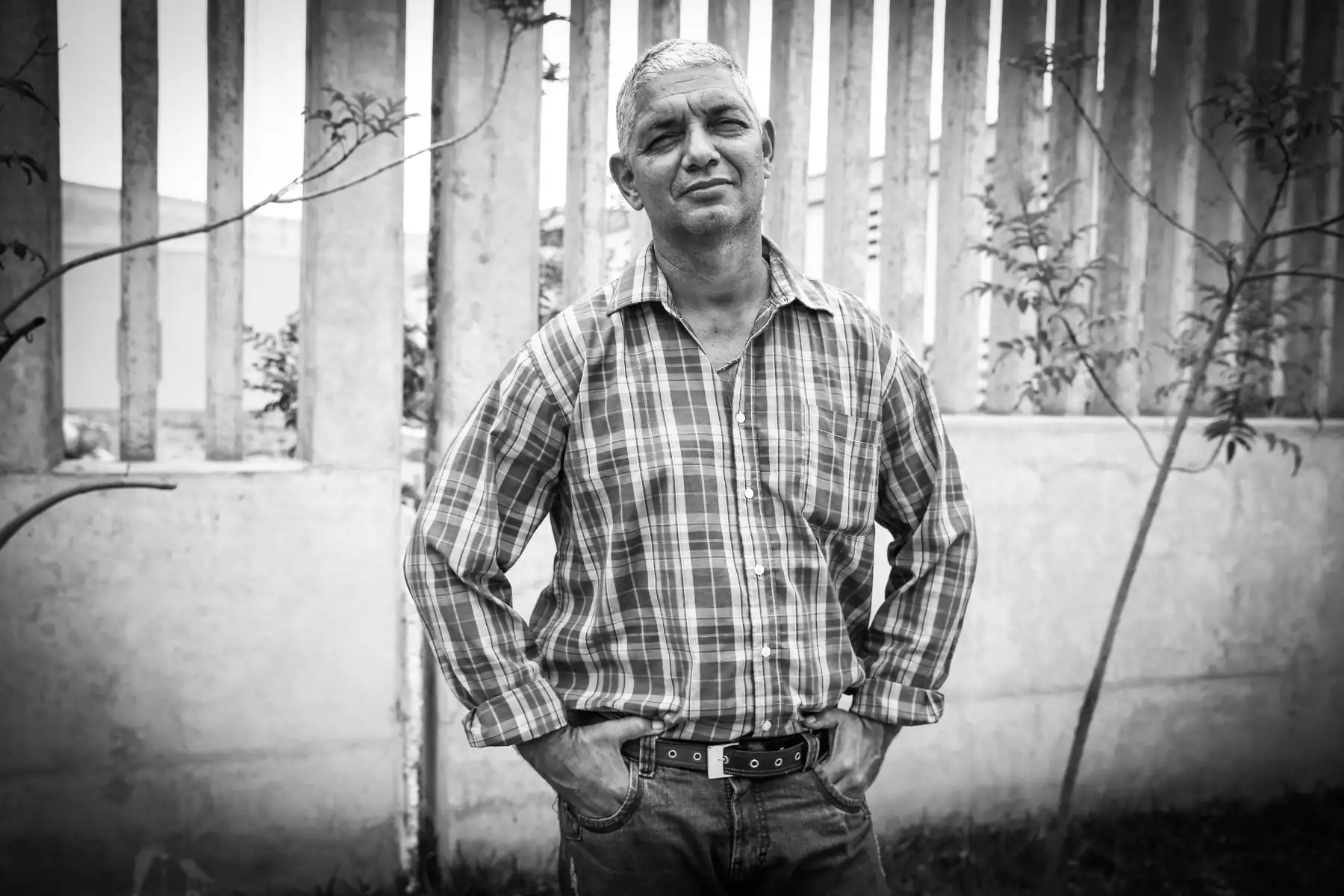 Alvaro Collazos Herrera, 52 años. Colombia. 12 años en prisión por el delito Trafico ilícito de drogas (TID). Esta arrepentido y quiere decirle a su esposa que la ama,  extraña y sin ella no podría seguir. Foto: ANDINA/Melina Mejía