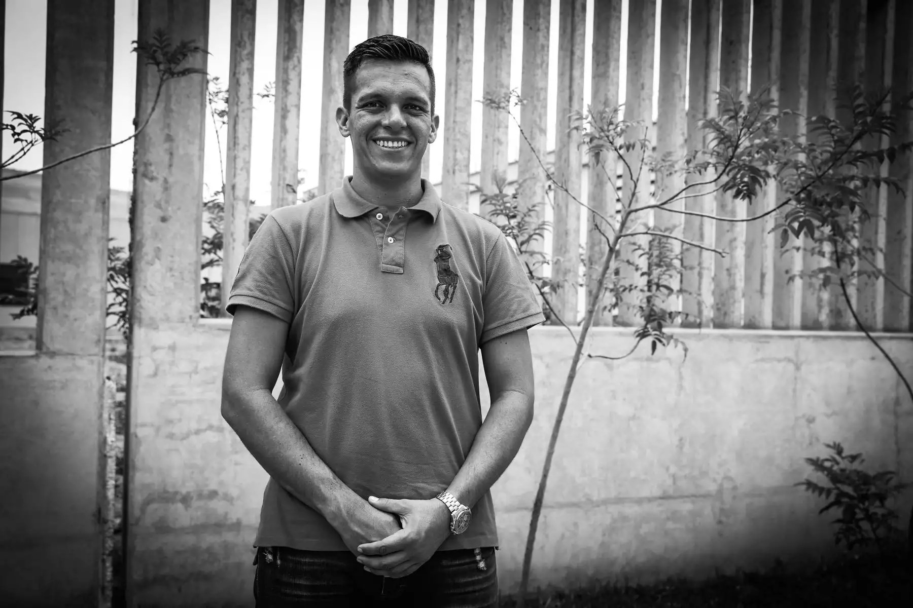 Alex Cardona, 32 años. Colombia. 7 años en prisión por el delito Trafico ilícito de drogas (TID). Los errores se pagan, dice quiere volver a ver a su esposa e hijo, el pequeño espera desde hace mucho una foto de su papá. Foto: ANDINA/Melina Mejía