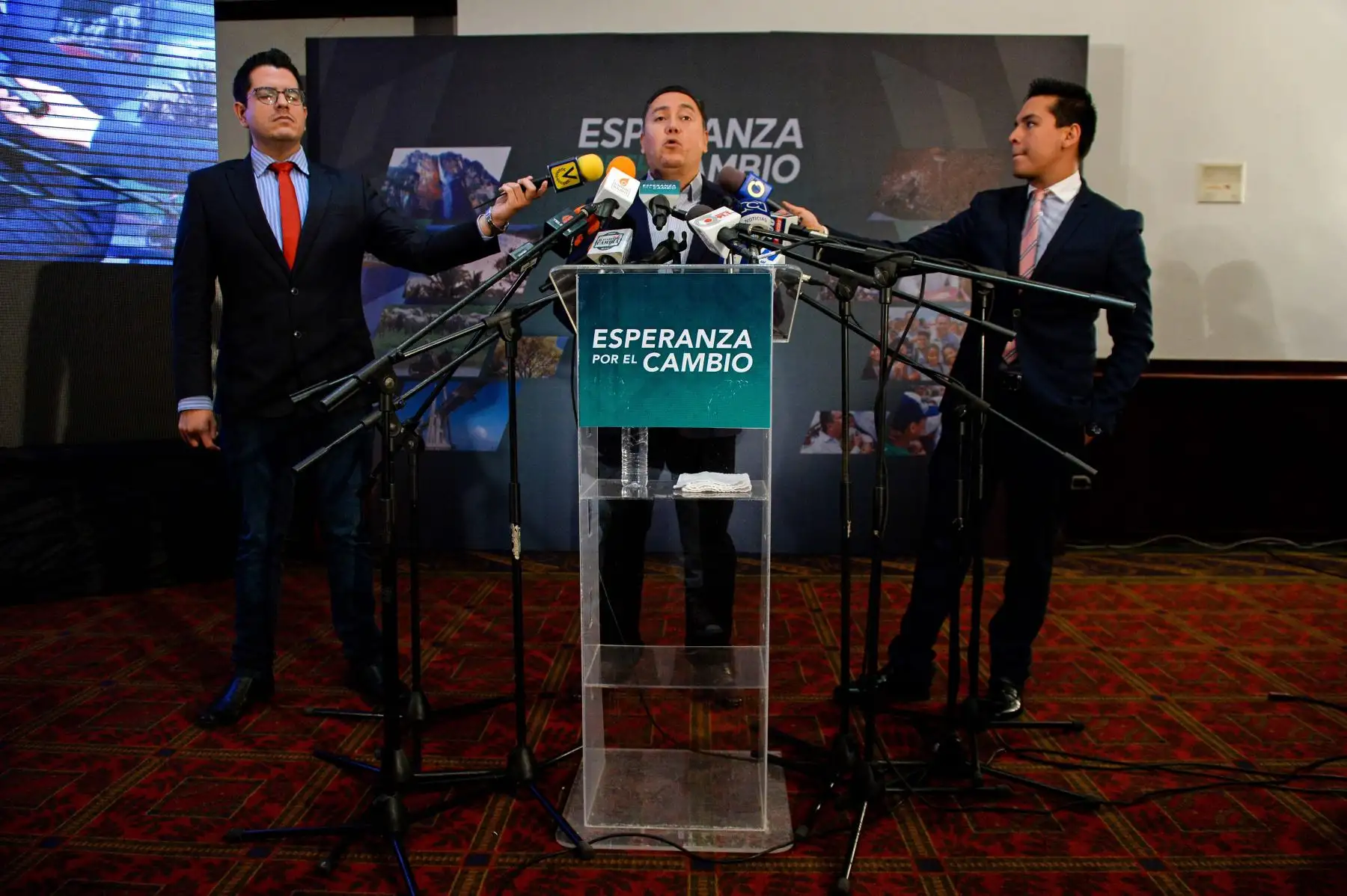 Pastor evangélico Javier Bertucci. Foto: AFP