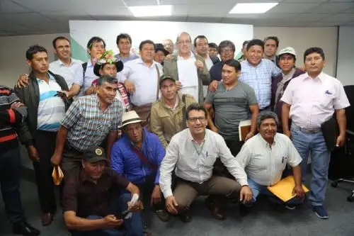 Ministerio de Agricultura firma acuerdo con productores de papa