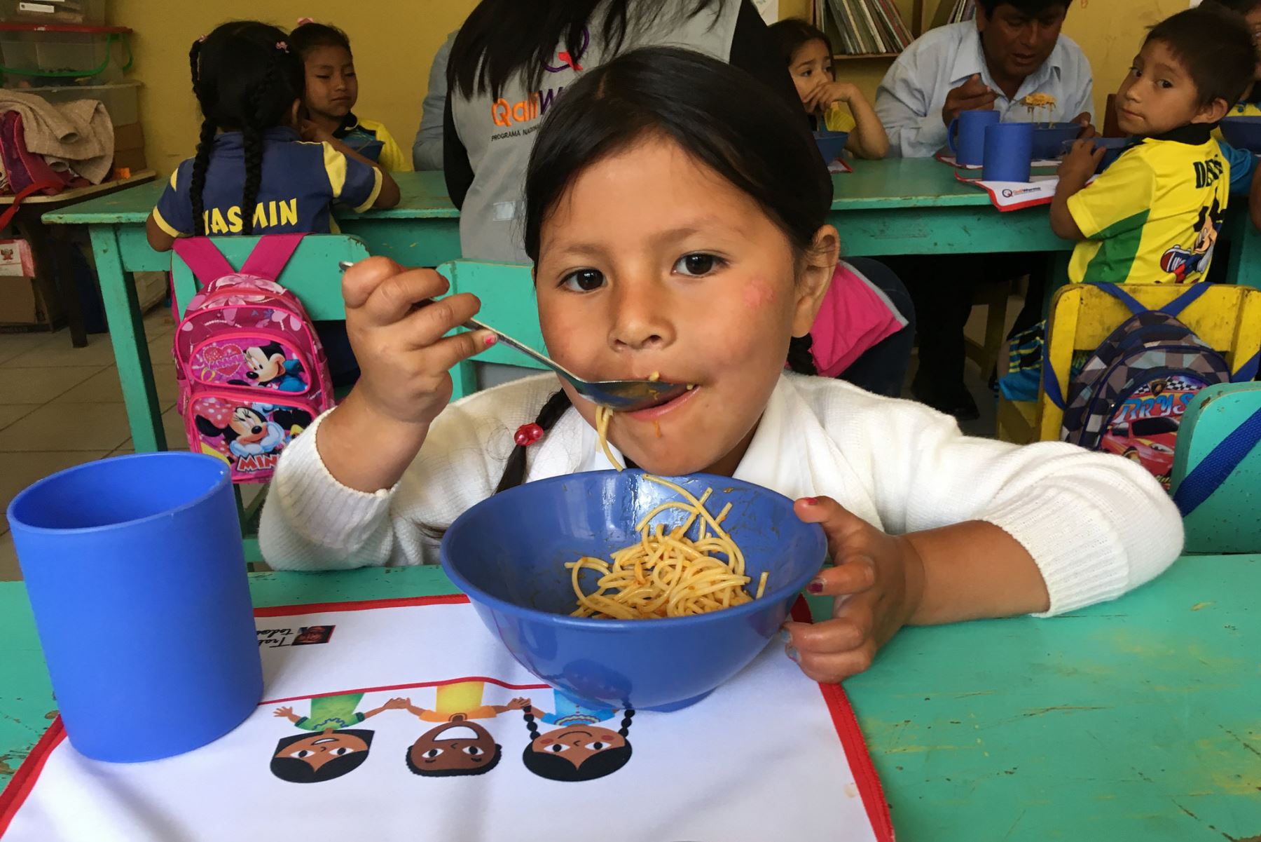 121,784 escolares del norte del país  son los beneficiarios del programa de alimentación Qali Warma, para el presenta año escolar. Foto:ANDINA/Difusión