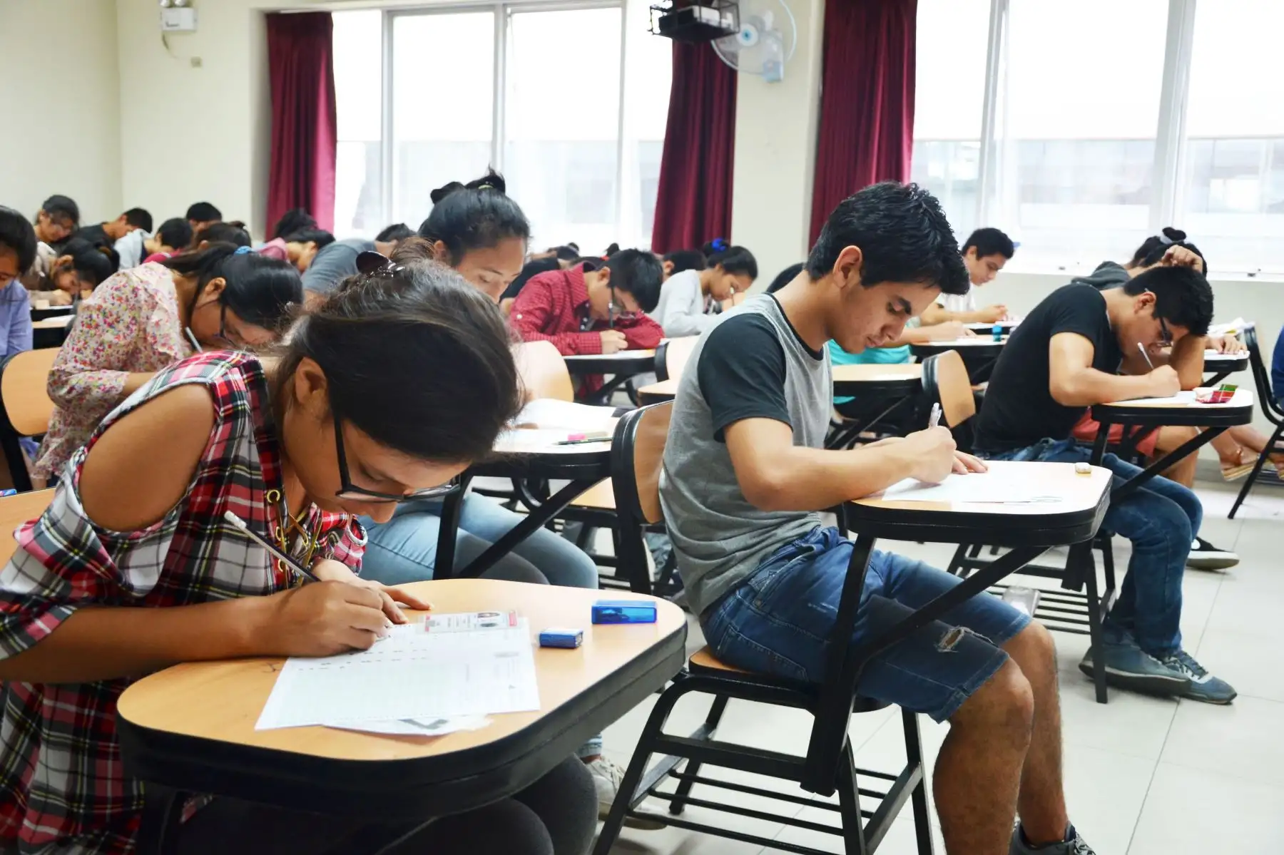 San Marcos realizó segundo simulacro de examen de admisión presencial. Foto: Andina/Difusión