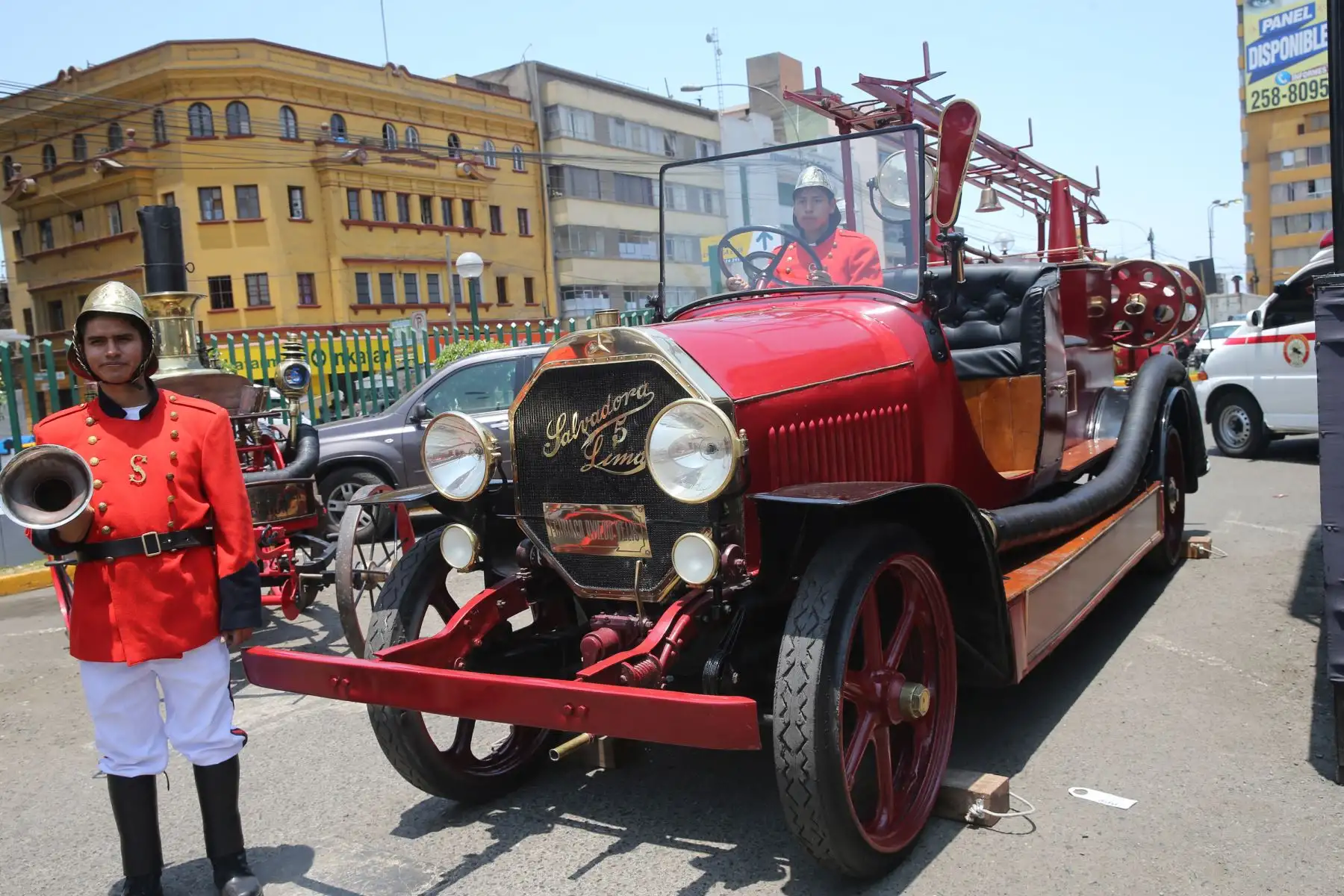 Maquina de escala de 1924  .Foto: ANDINA/Norman Córdova