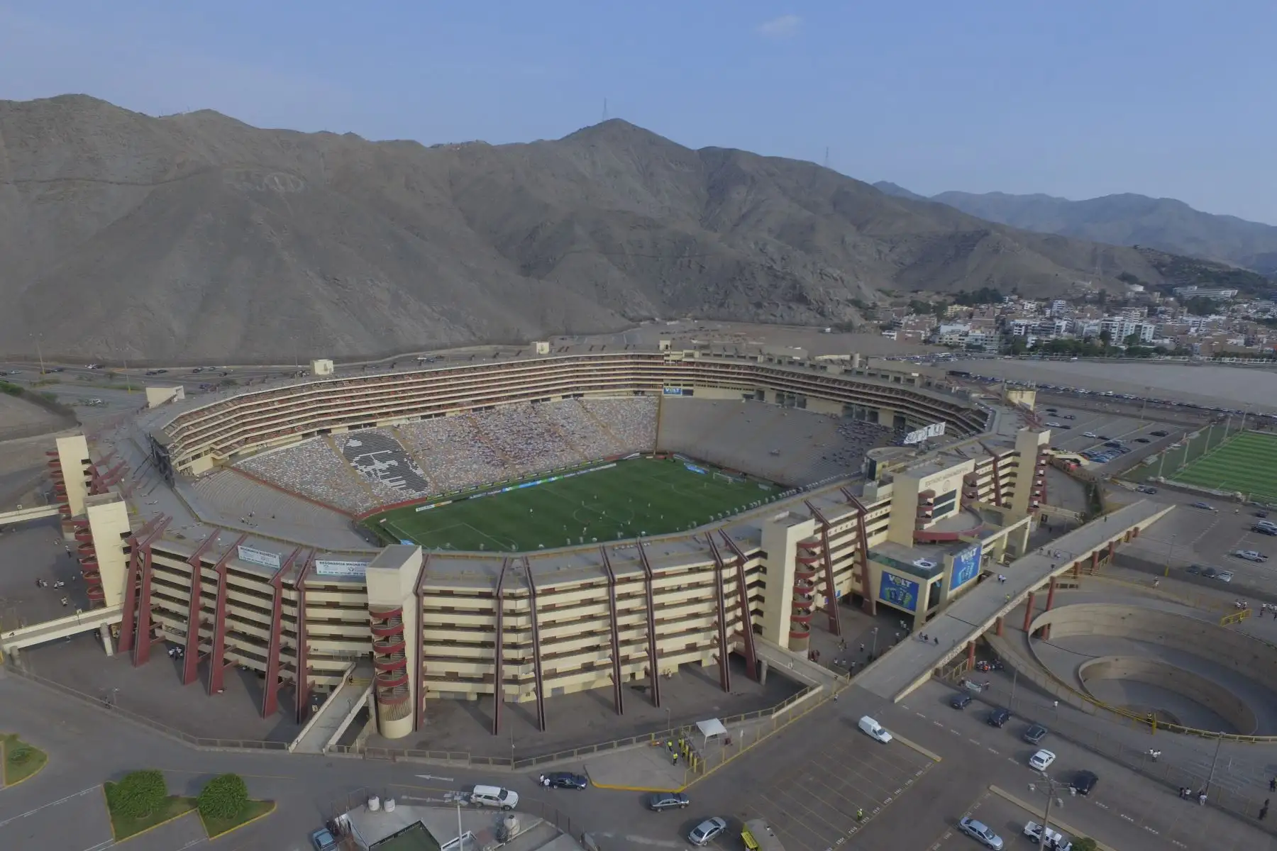 Estadio Monumental de Universitario de Deportes.donde se jugara el clasico por el torneo de verano. Foto: ANDINA/Jhony Laurente