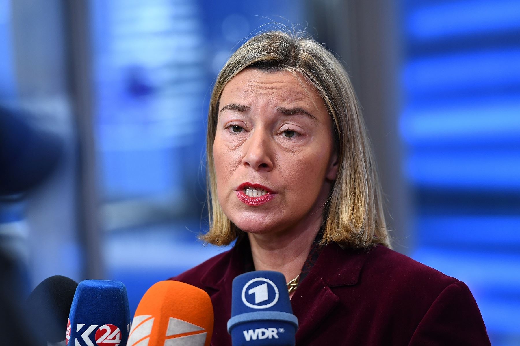 Jefa de la diplomacia europea, Federica Mogherini. Foto: AFP.