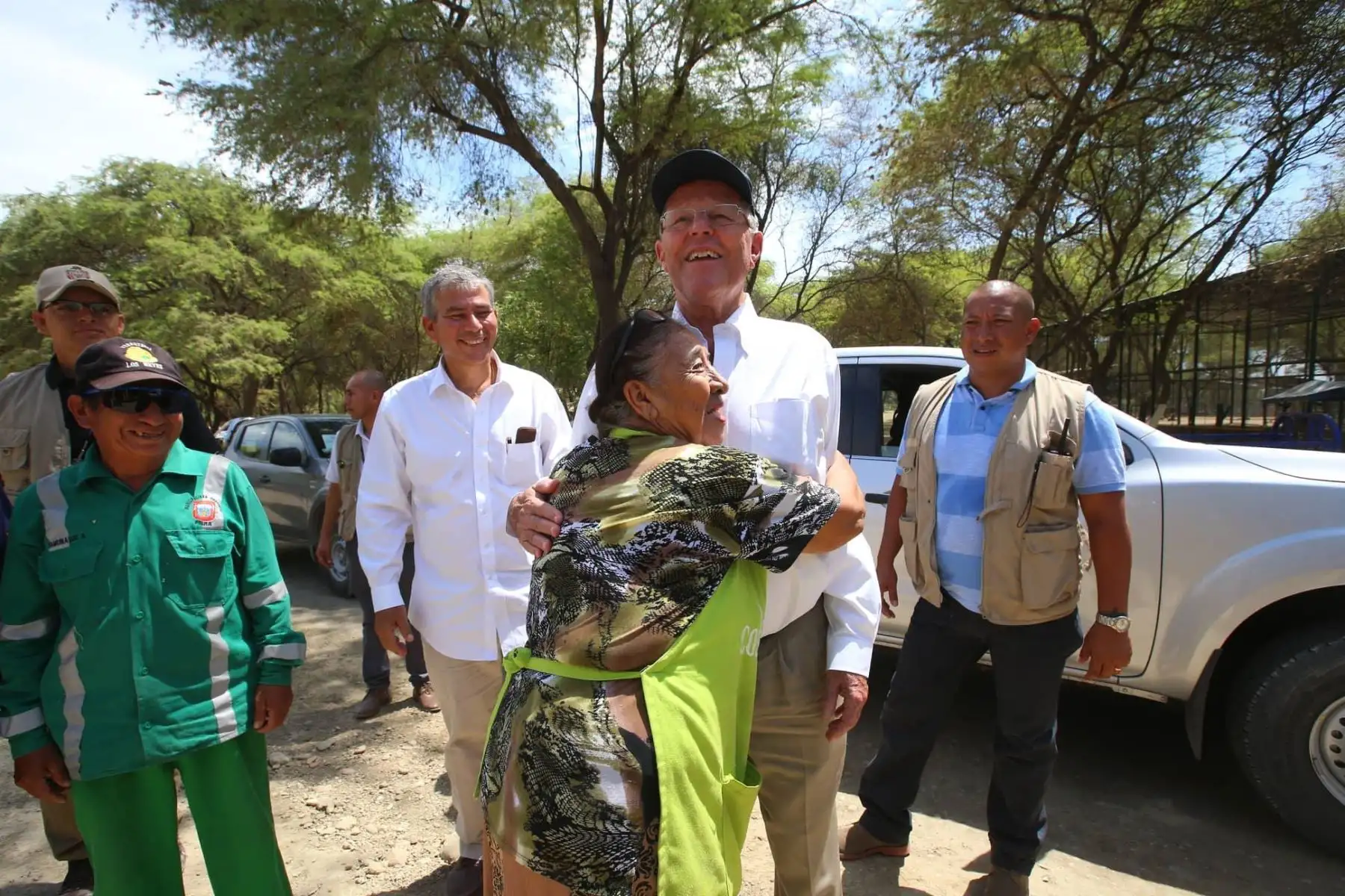 Presidente Kuczynski realiza visita inopinada a la Planta de Tratamiento de Aguas Residuales (PTAR) en el asentamiento humando San Martín, en Piura. Foto: ANDINA/ Prensa Presidencia
