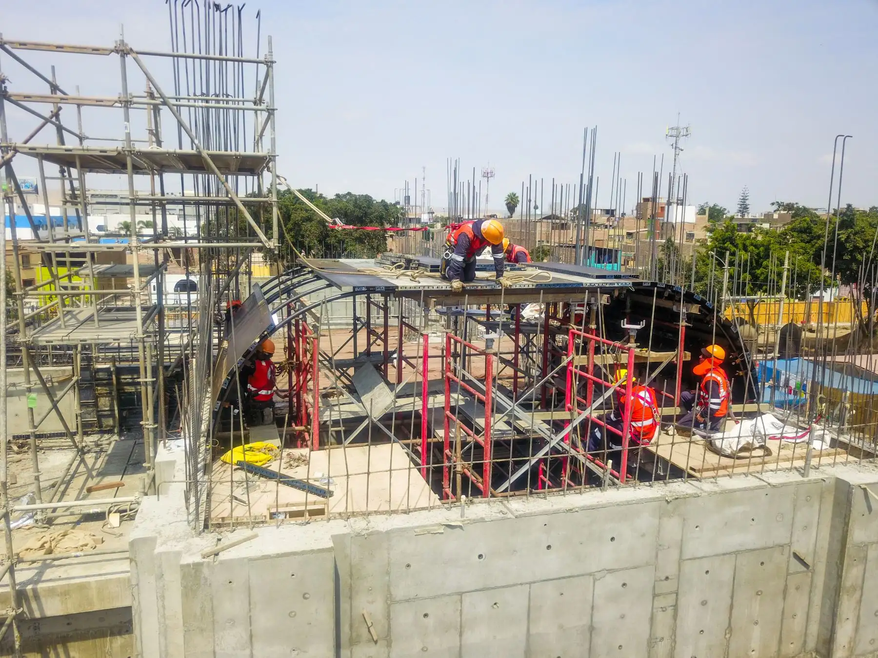 Las arquerías conocidas como Los Portales se han convertido a través del tiempo en parte del santuario de Luren. Foto: Cortesía:Genry Emerson Bautista