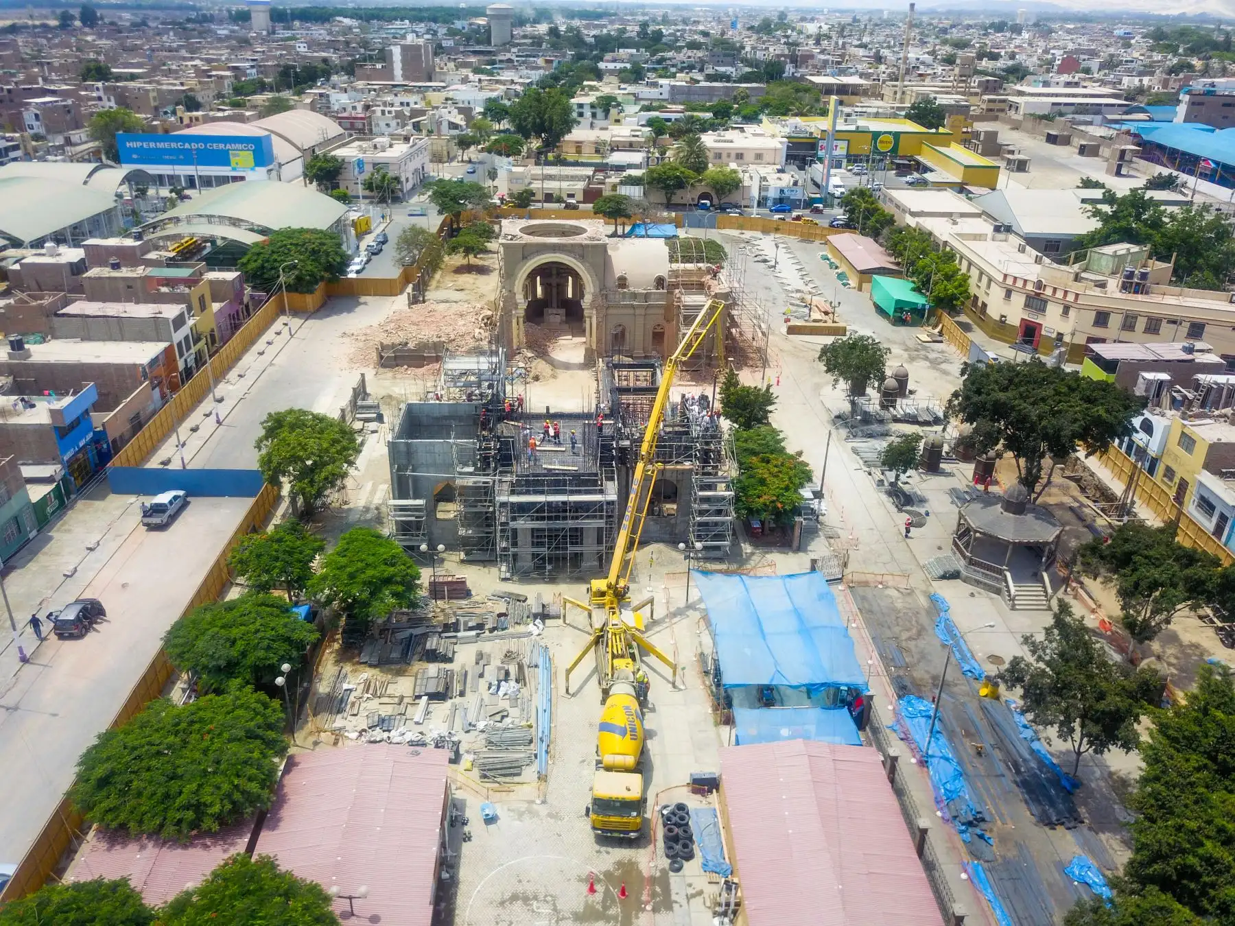 Las arquerías conocidas como Los Portales se han convertido a través del tiempo en parte del santuario de Luren. Foto: Cortesía:Genry Emerson Bautista