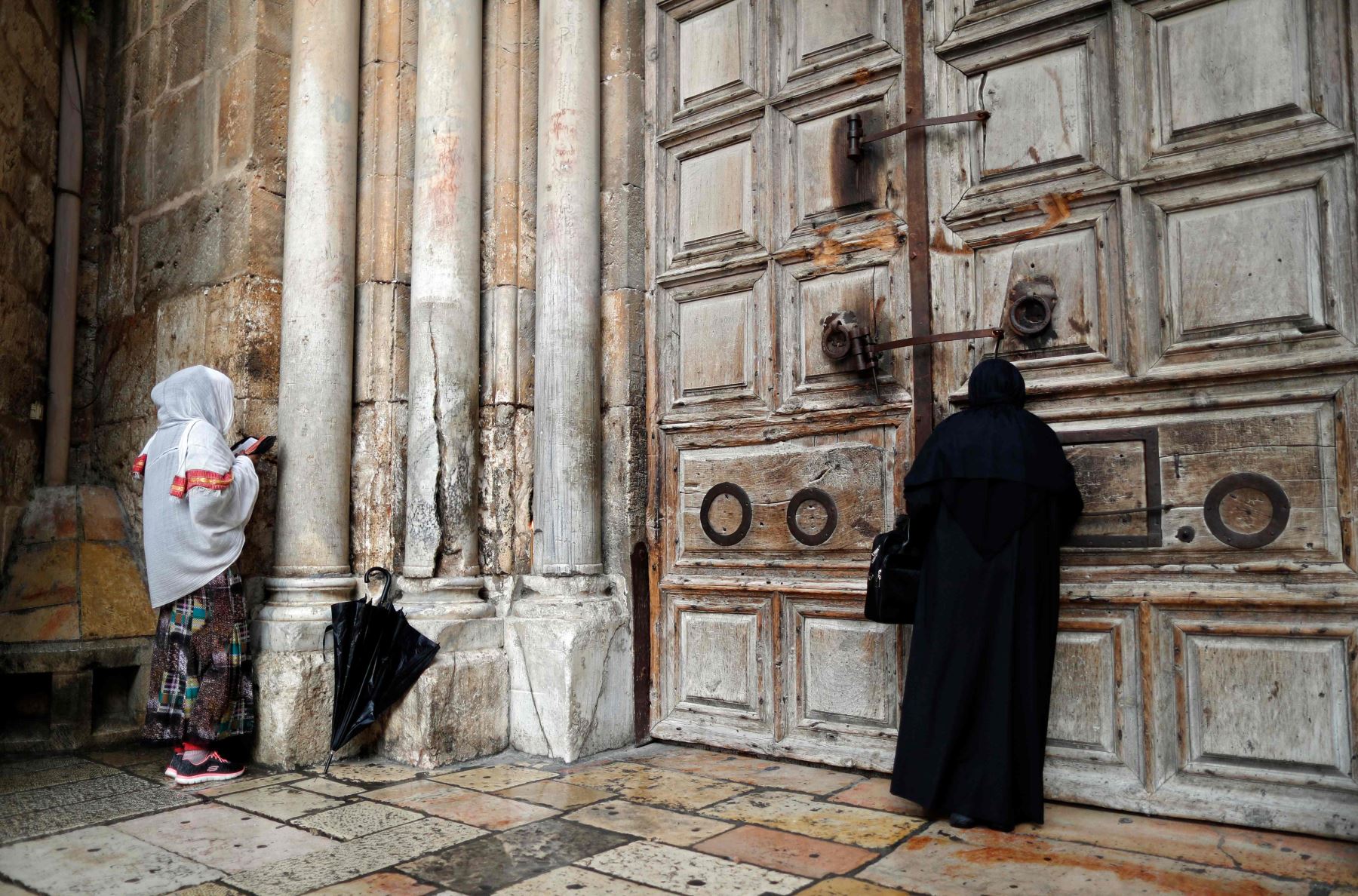 Iglesia del Santo Sepulcro de Jerusalén permanece cerrada. Foto: AFP