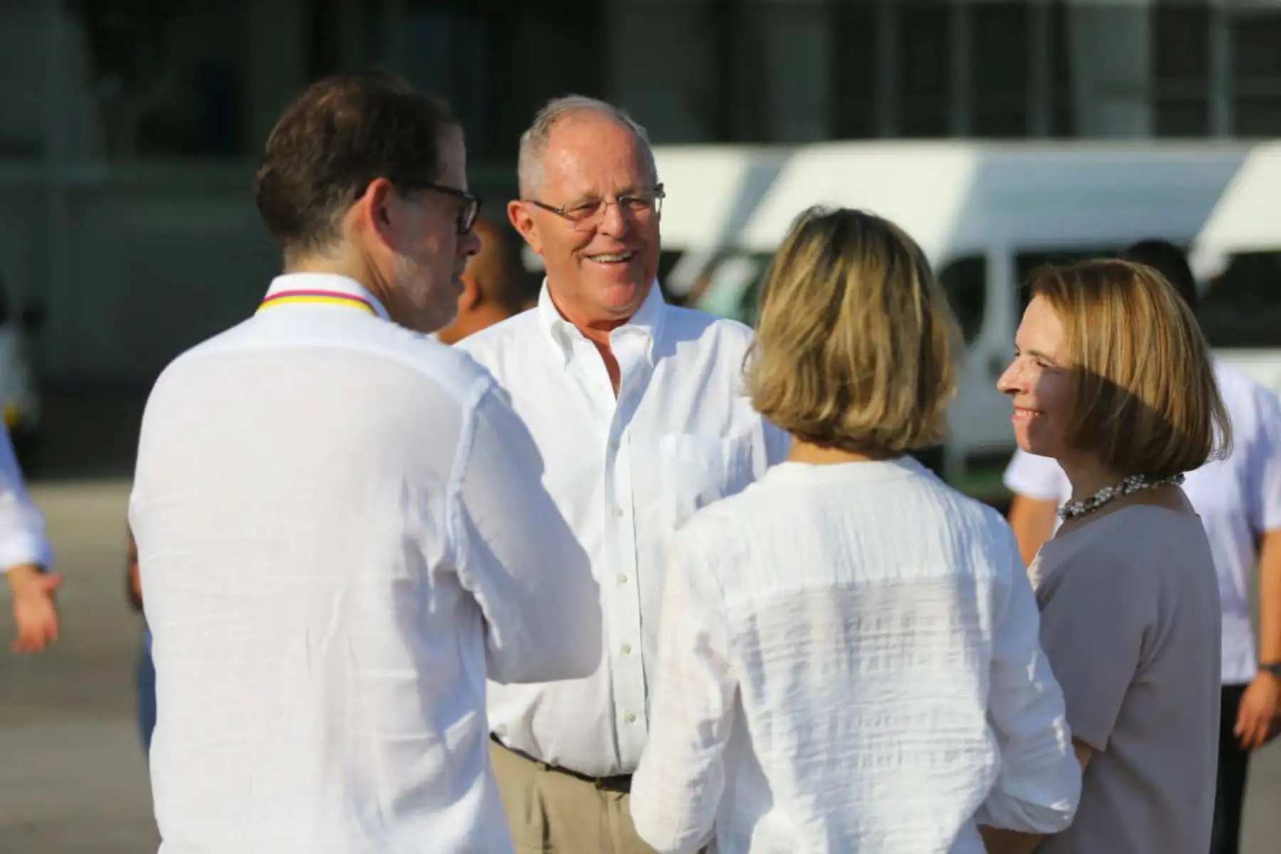 Jefe de estado llega a Colombia. Foto: ANDINA/Prensa Presidencia