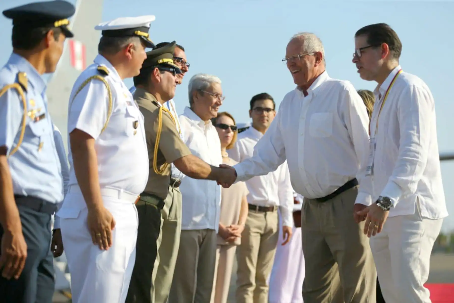 Jefe de estado llega a Colombia para participar del Gabinete Binacional. Foto: ANDINA/Prensa Presidencia