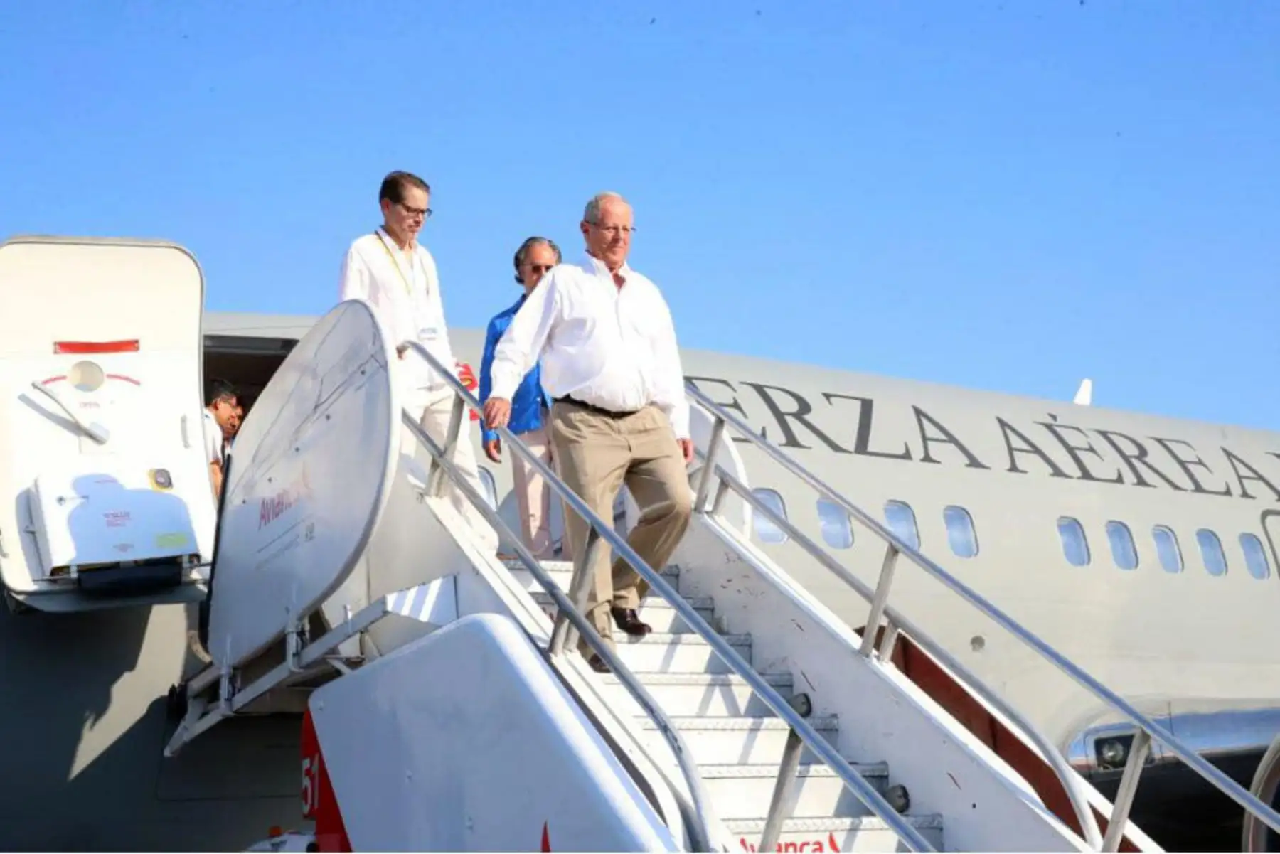 Jefe de estado llega a Colombia para participar del Gabinete Binacional. Foto: ANDINA/Prensa Presidencia