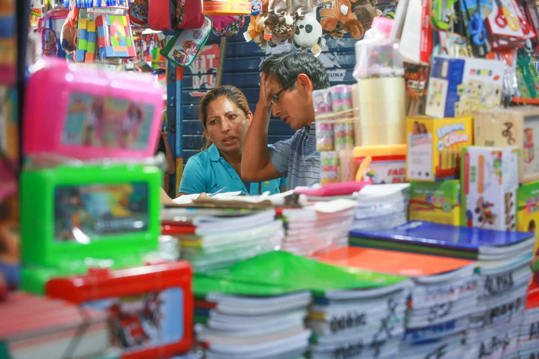 La compra de útiles escolares puede resultar un dolor de cabeza para los padres, cuyos gastos pueden alcanzar los 300 soles o más. Foto: ANDINA/ Jhony Laurente