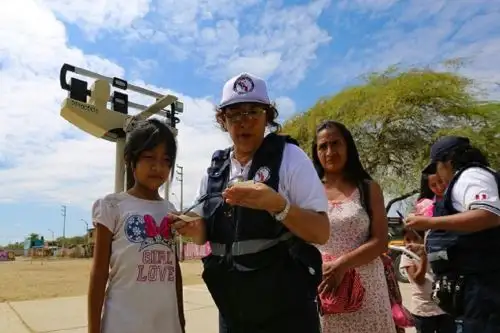 Brigadistas de salud realizan campaña en el poblado de Simbilá, en Piura. ANDINA/Difusión