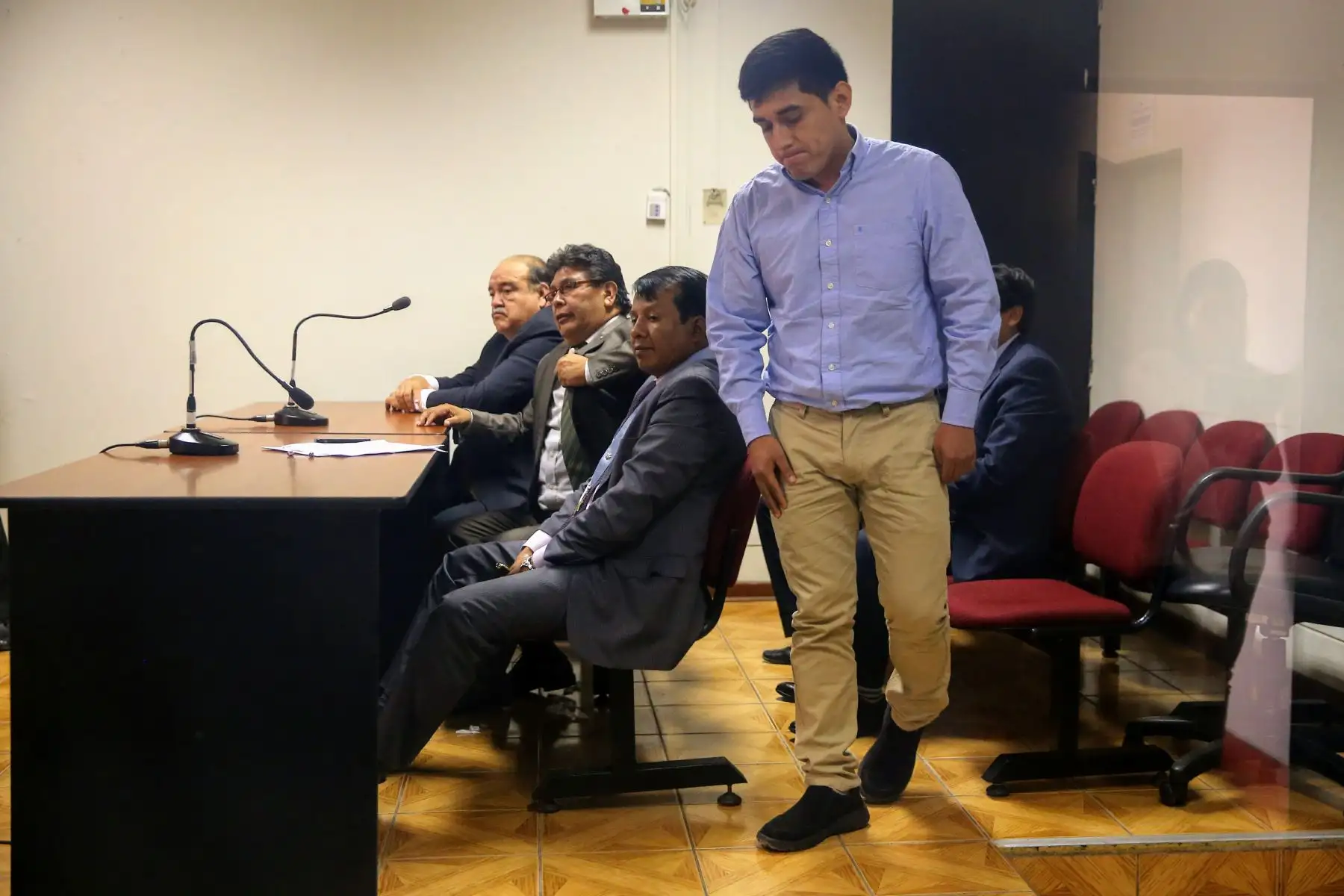 Poder Judicial dictó sentencia contra Wilfredo Zamora Carrión, asesino del periodista José Yactayo, y contra Aldo Cáceda, quien encubrió el crimen. El primero se quedará en prisión y el segundo recibió pena suspendida, por lo cual quedará libre. Foto: ANDINA/ Luis Iparraguirre