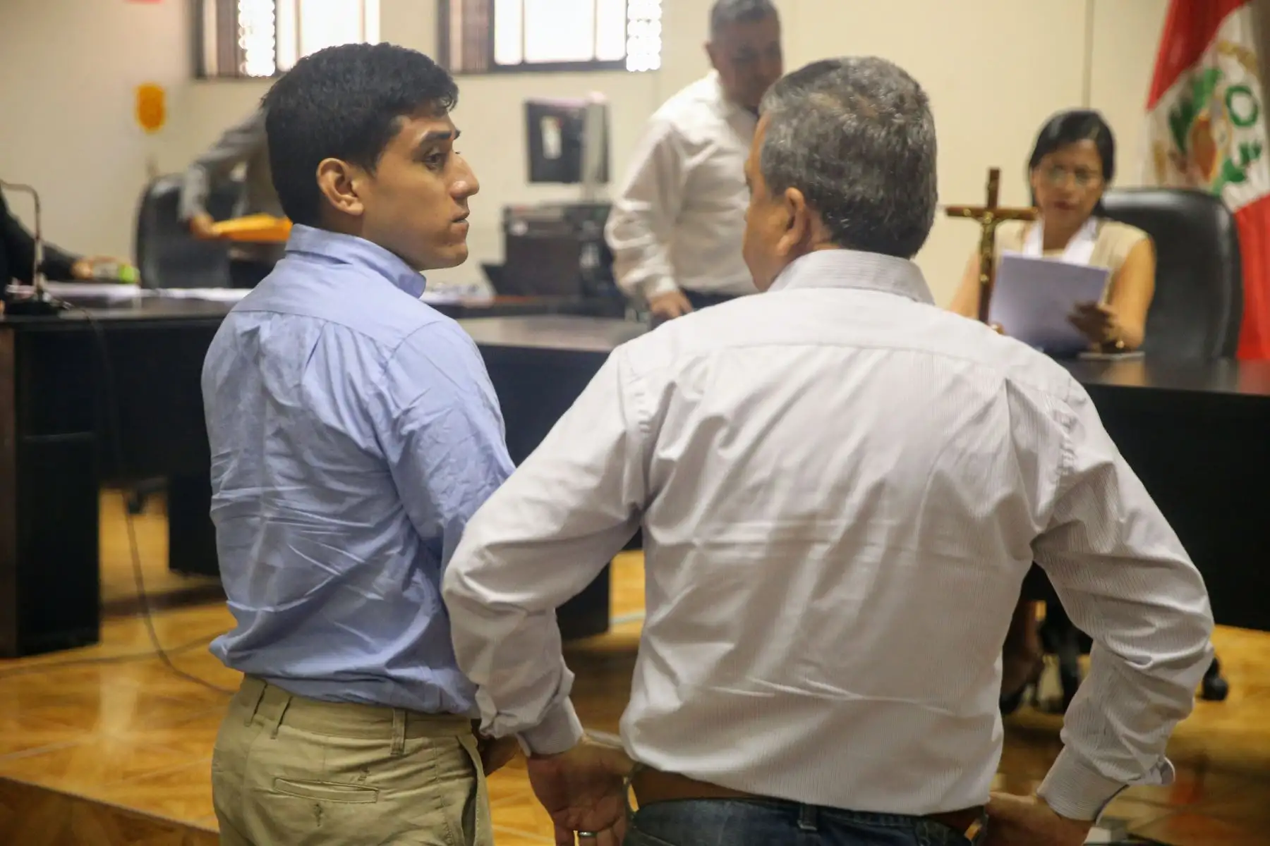 Poder Judicial dictó sentencia contra Wilfredo Zamora Carrión, asesino del periodista José Yactayo, y contra Aldo Cáceda, quien encubrió el crimen. El primero se quedará en prisión y el segundo recibió pena suspendida, por lo cual quedará libre. Foto: ANDINA/ Luis Iparraguirre