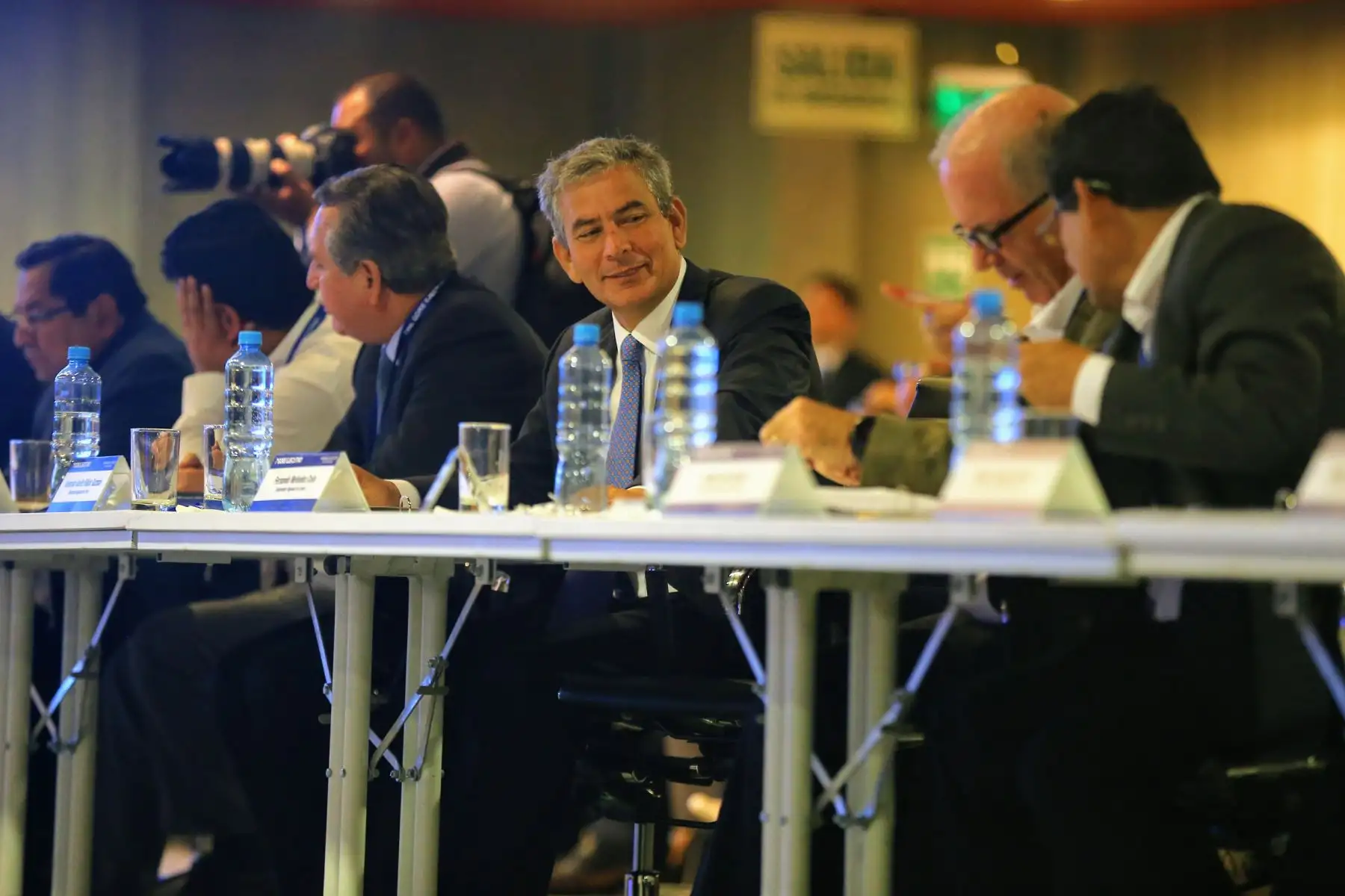 LIMA,PERÚ.FEBRERO 28. Presidenta del Consejo de Ministros, Mercedes Aráoz, encabeza la inauguración del 7mo Gore-Ejecutivo. Foto: Andina/Luis Iparraguirre