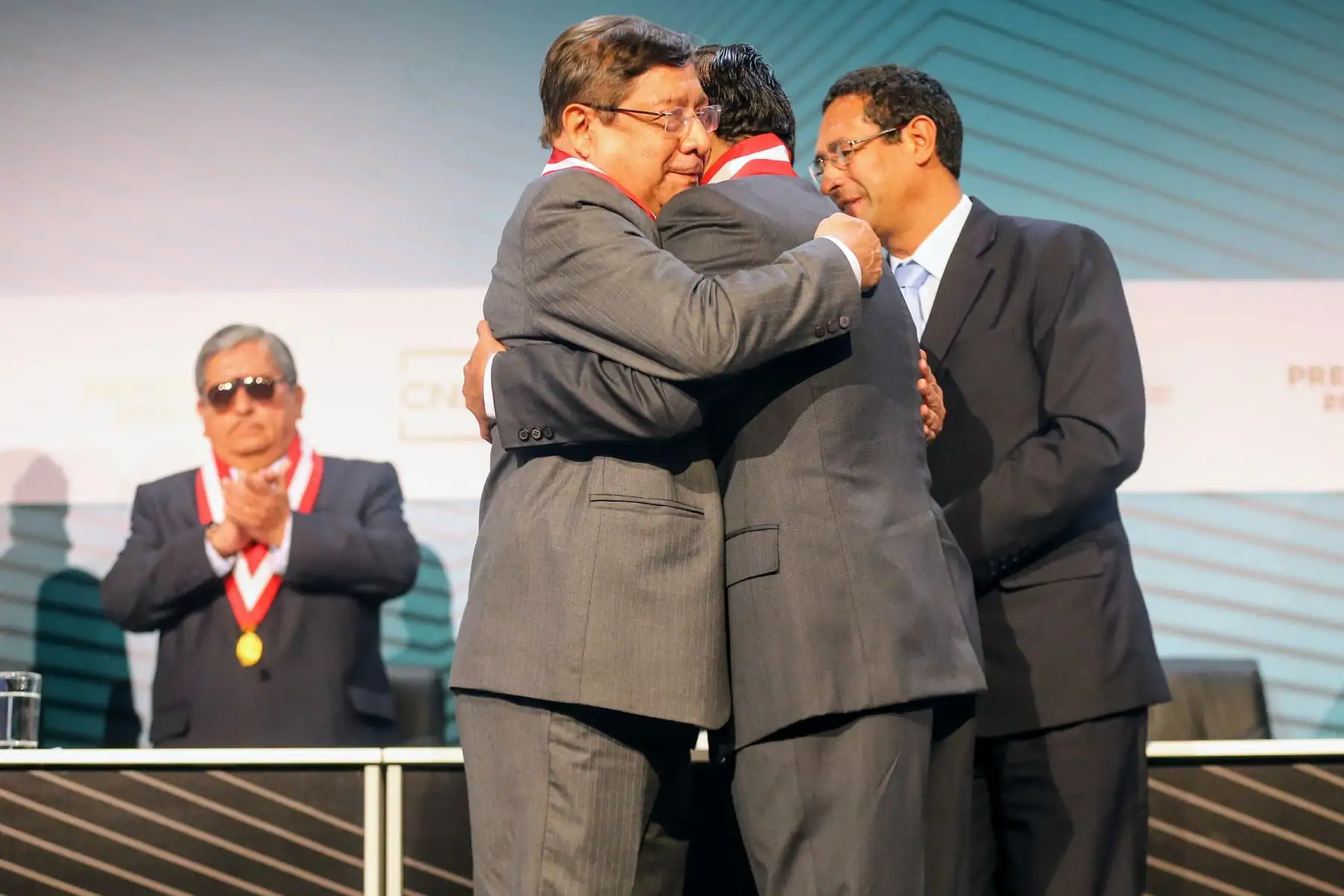 Juramentación del nuevo presidente del Consejo Nacional de la Magistratura, Orlando Velásquez. Foto:Andina/Luis Iparraguirre