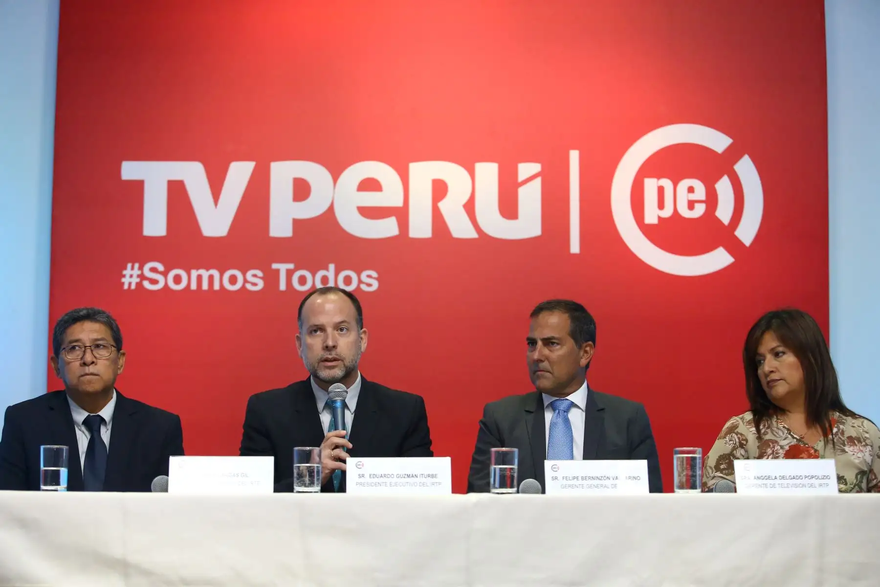 Con la presencia del Presidente del Directorio de IRTP, Eduardo Guzmán, TV Perú presenta su renovada programación. Foto: ANDINA/Melina Mejía