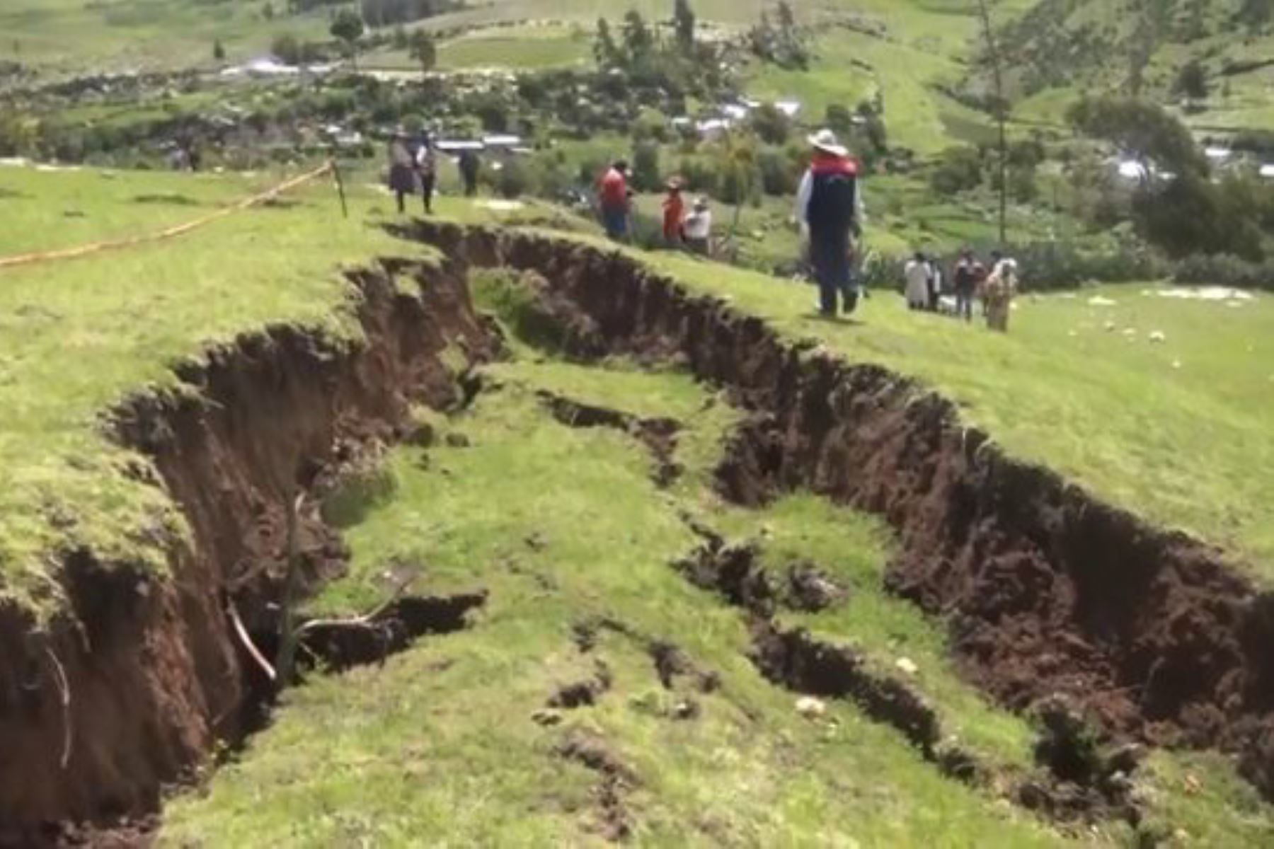 Huánuco: advierten peligro inminente por falla geológica en distrito de Sillapata. ANDINA/Archivo
