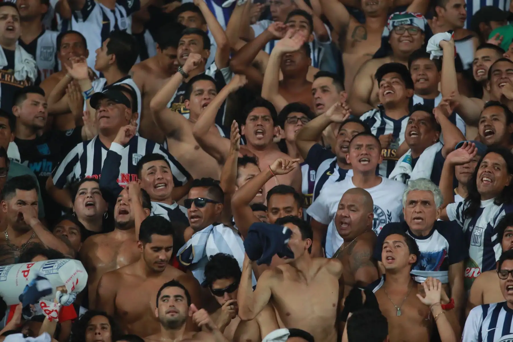 Alianza Lima enfrenta a Boca Juniors en el Estadio Nacional por la Copa Libertadores 2018. Foto: ANDINA/Carlos Lezama.