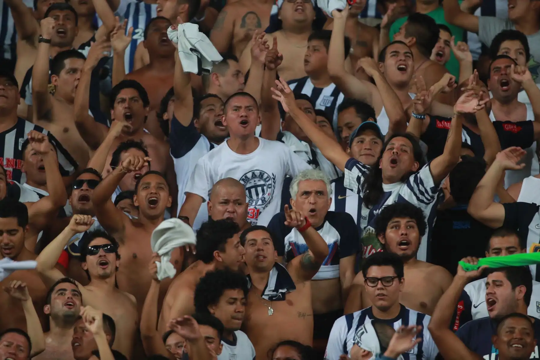 Alianza Lima enfrenta a Boca Juniors en el Estadio Nacional por la Copa Libertadores 2018. Foto: ANDINA/Carlos Lezama.