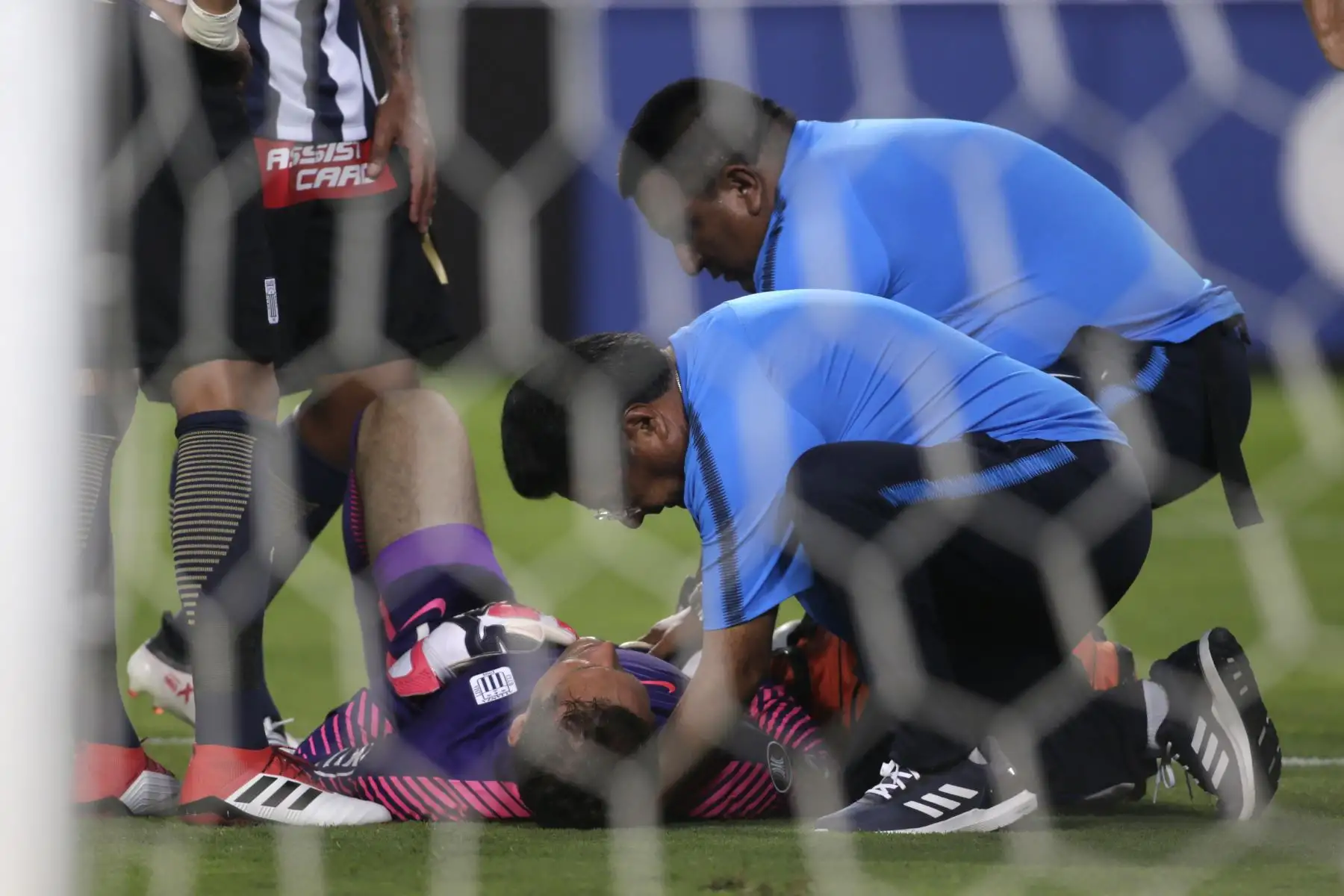 Alianza Lima enfrenta a Boca Juniors en el Estadio Nacional por la Copa Libertadores 2018. Foto: ANDINA/Carlos Lezama.