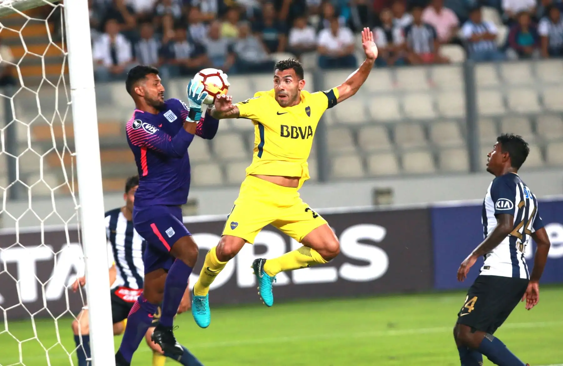 Alianza Lima enfrenta a Boca Juniors en el Estadio Nacional por la Copa Libertadores 2018. Foto: ANDINA/Jhony Laurente.